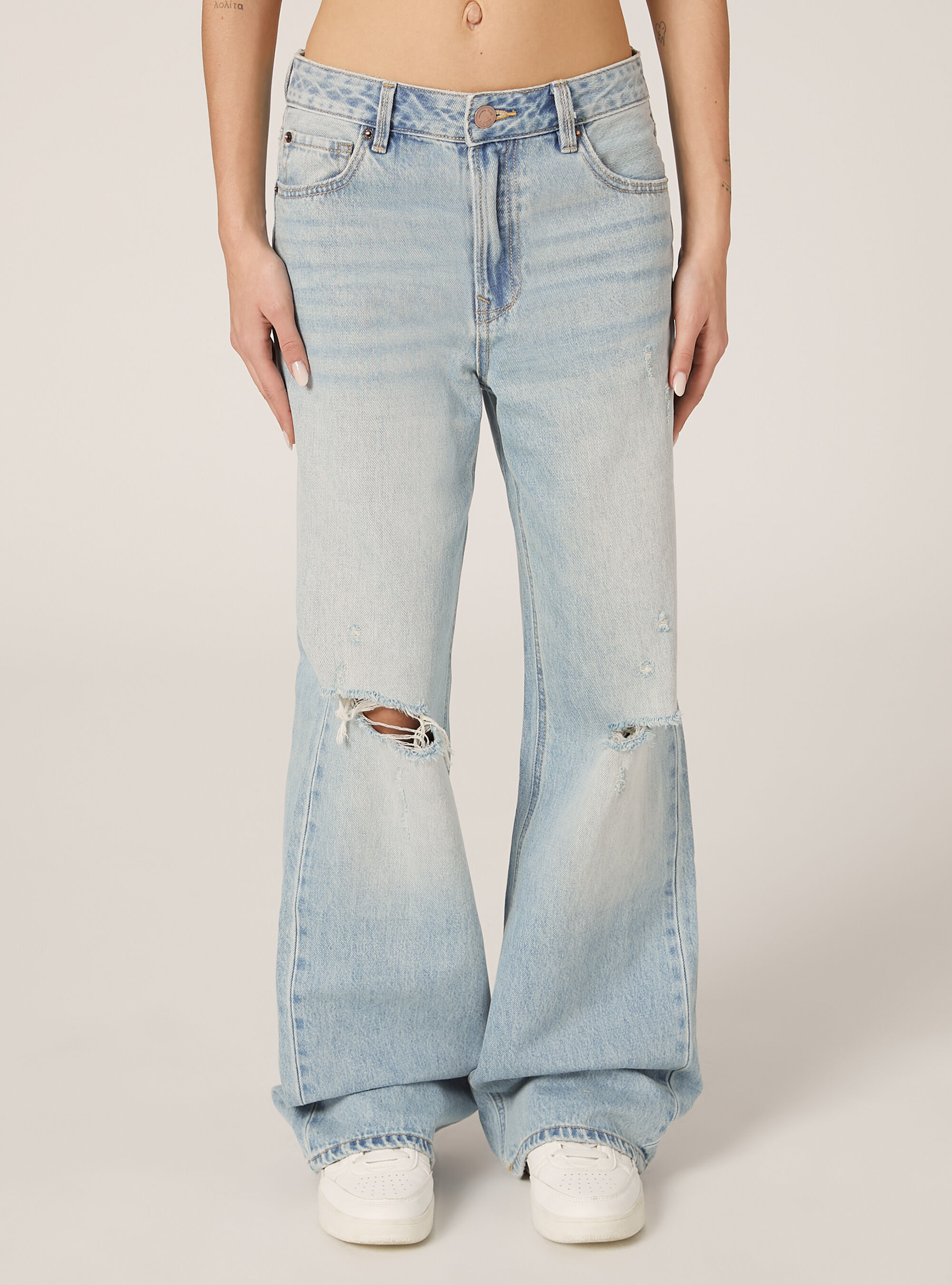 Straight wide fit jeans