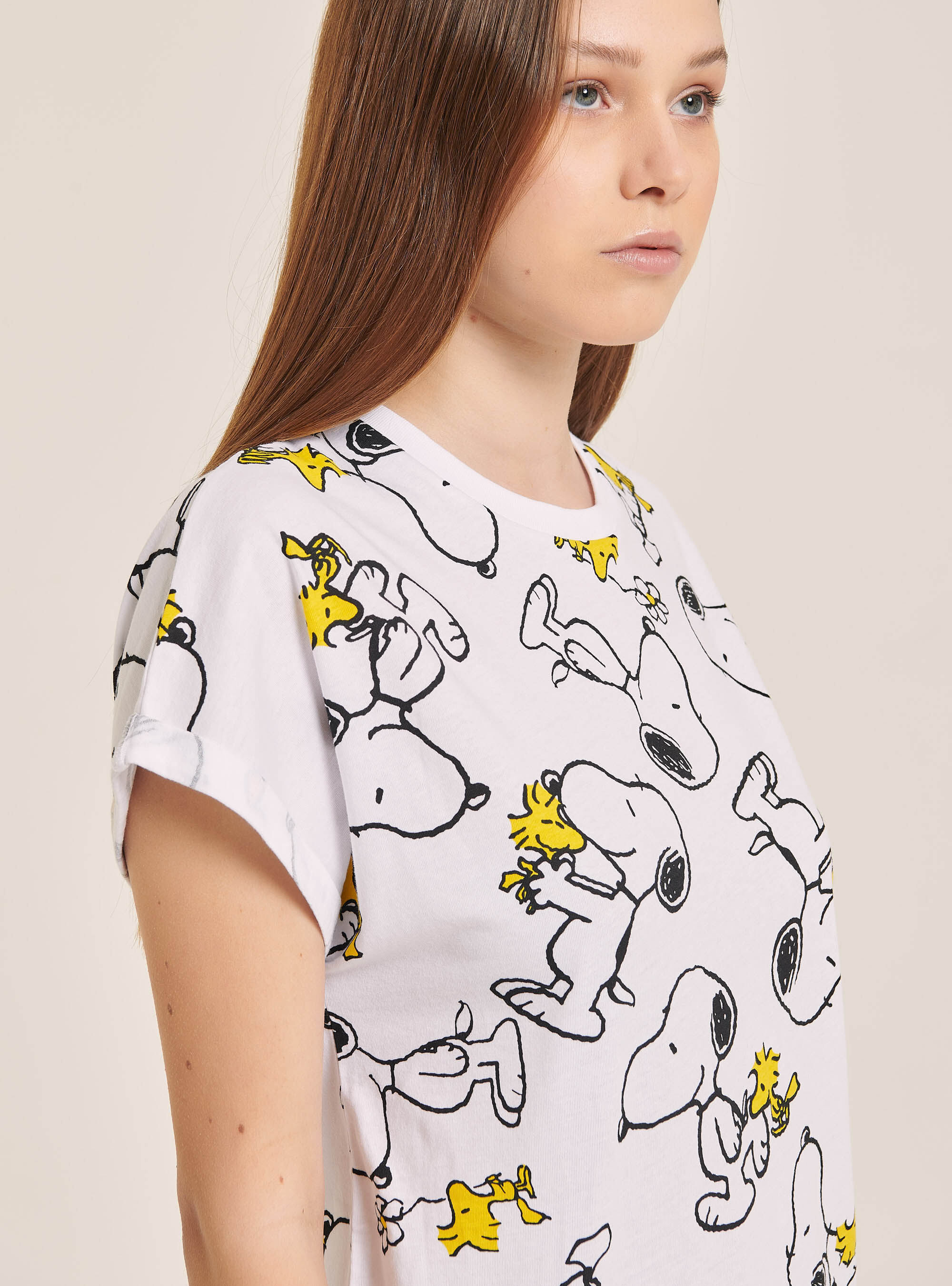 Peanuts T-shirt for Alcott, BLANCO