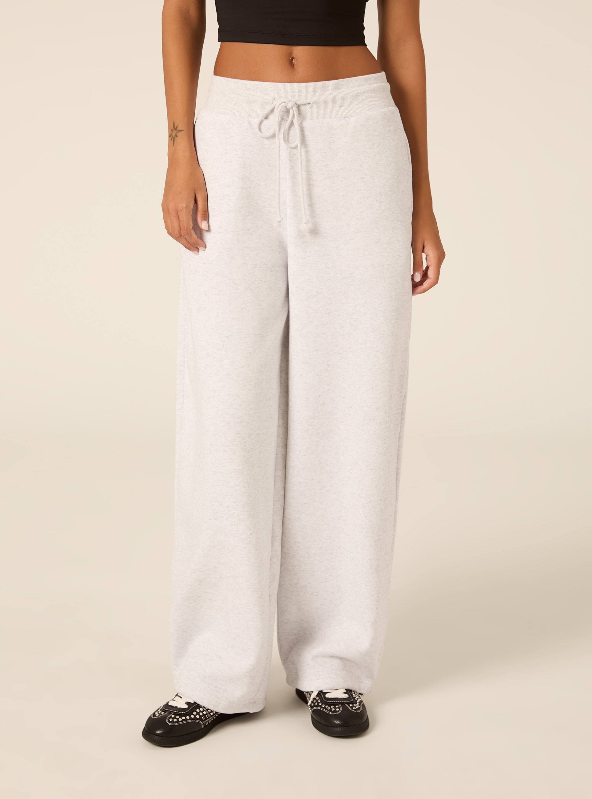 Pantaloni jogger in felpa barrel