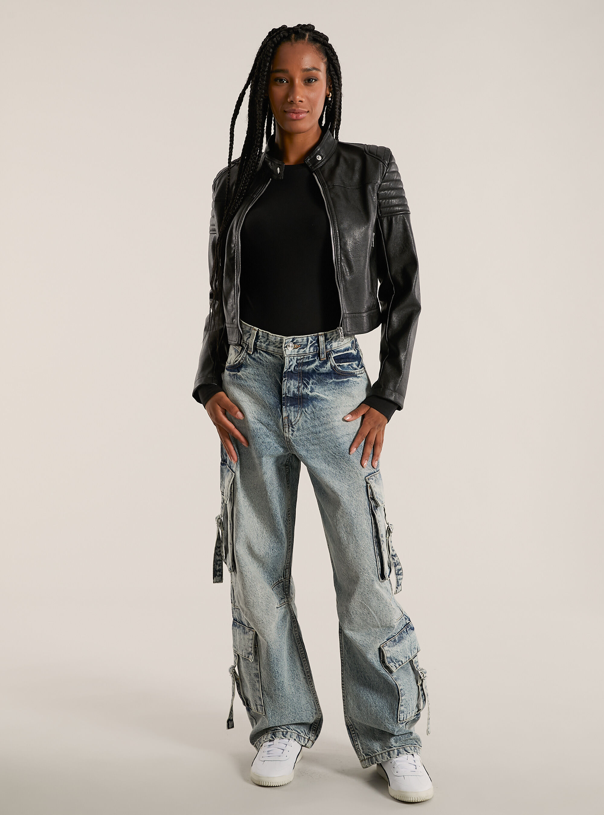 Leather effect biker jacket Alcott Women s Jackets
