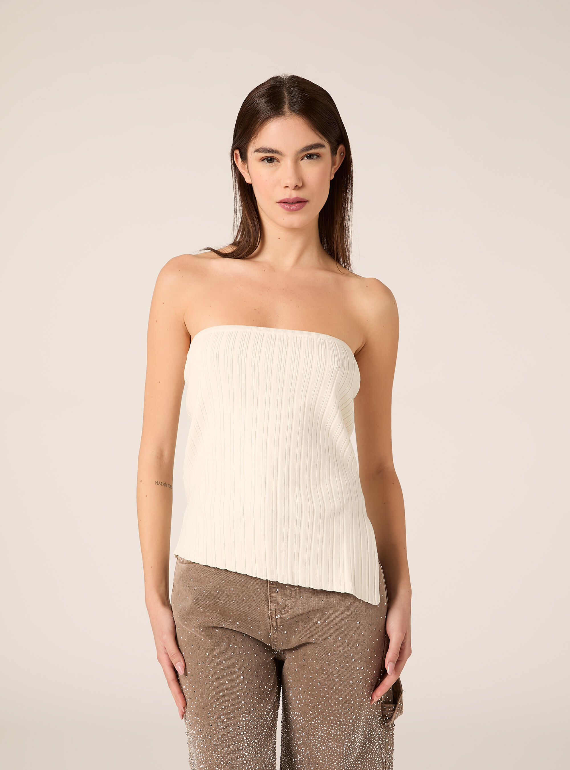 Banded knit top