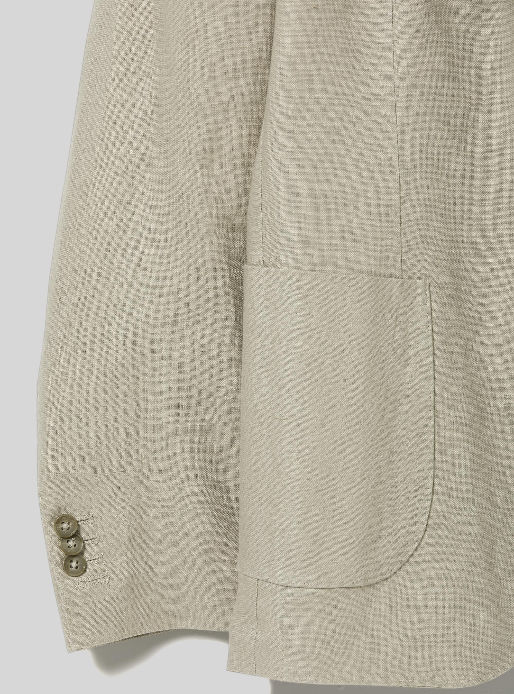Pure linen jacket, BG3 BEIGE LIGHT