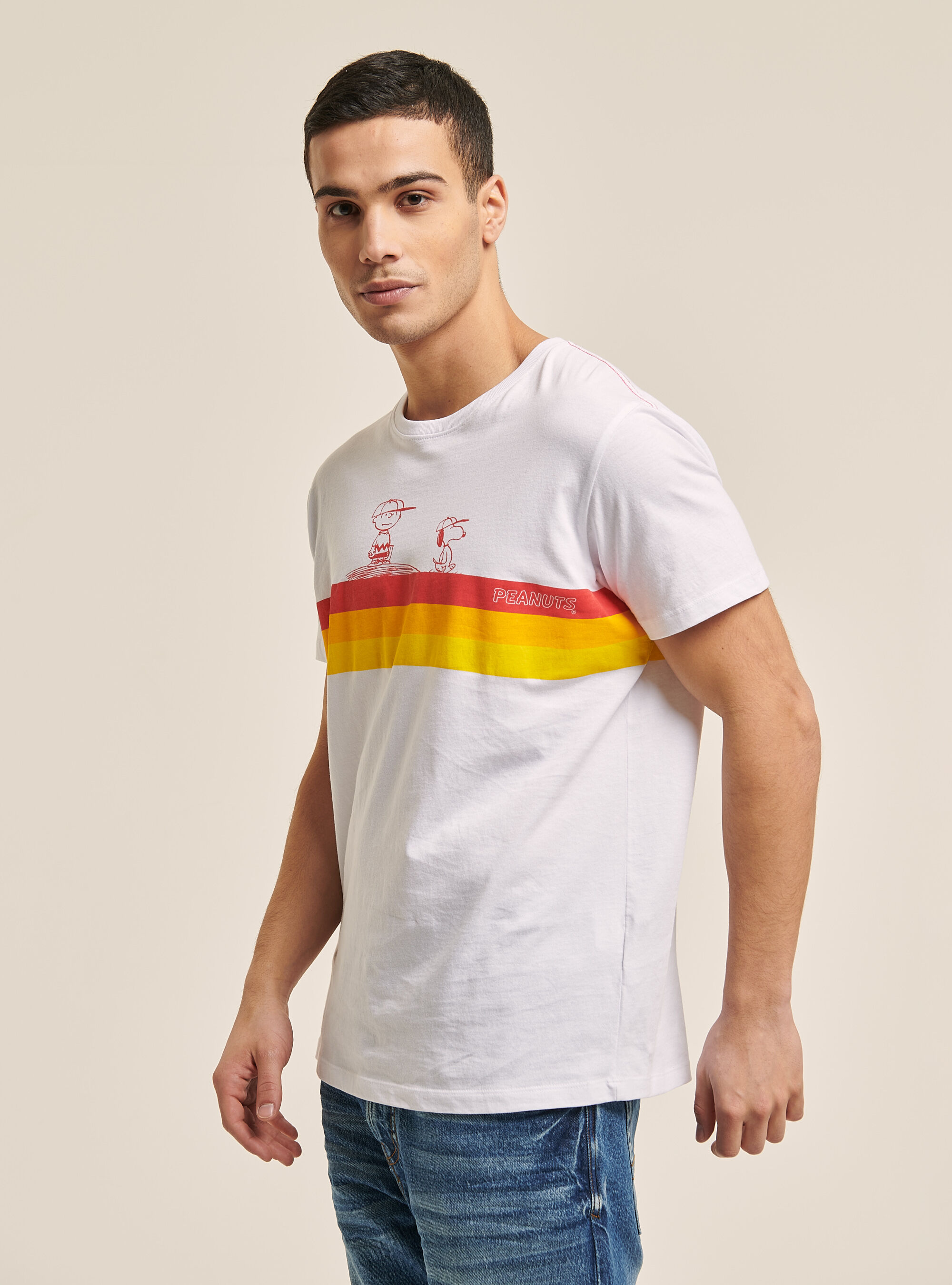 T-shirt The Peanuts for Alcott, WHITE