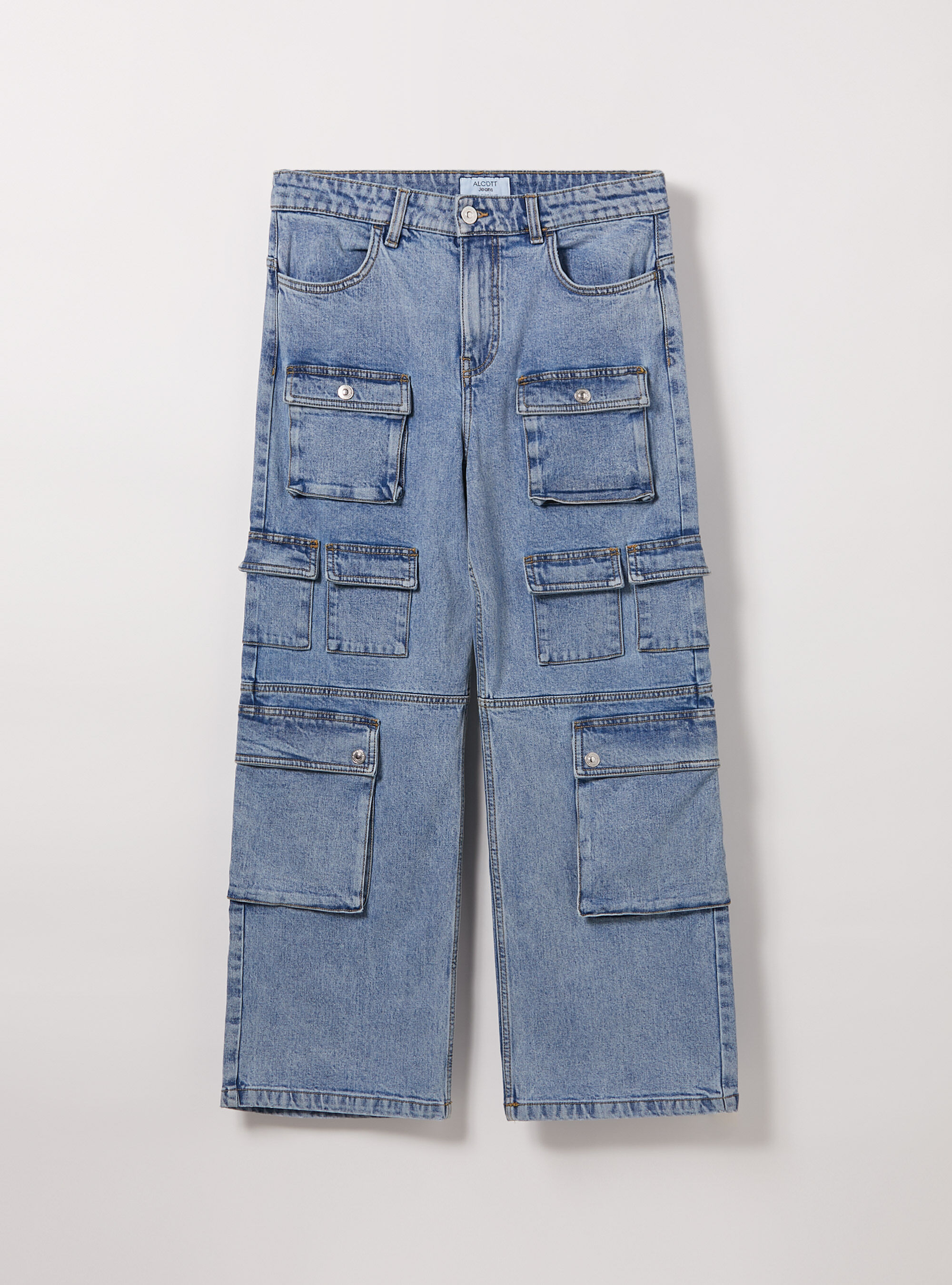 【U LAN】(UNISEX) Mount Multi-Cargo Denim Pants U LAN】(UNISEX) Mount Multi-Cargo Denim Pants (U LAN/デニム