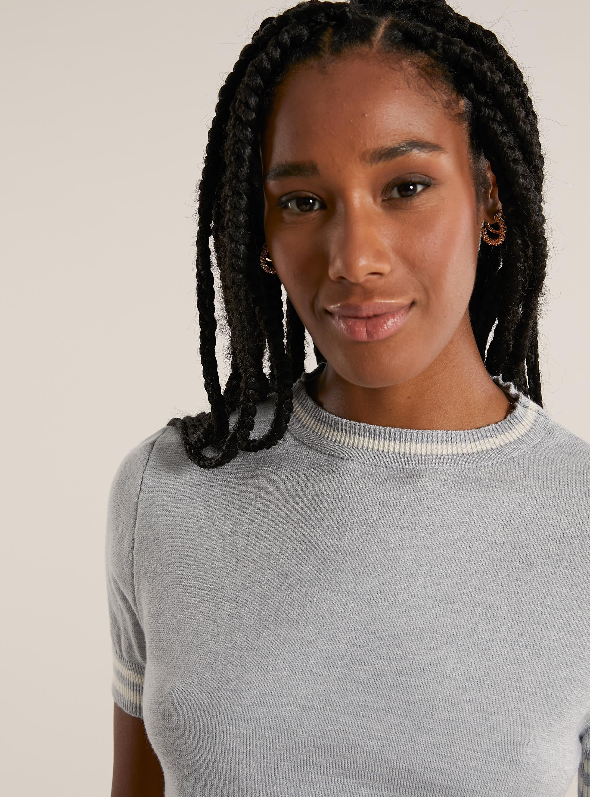 Maillot &agrave; manches courtes, GY2 GREY MEDIUM