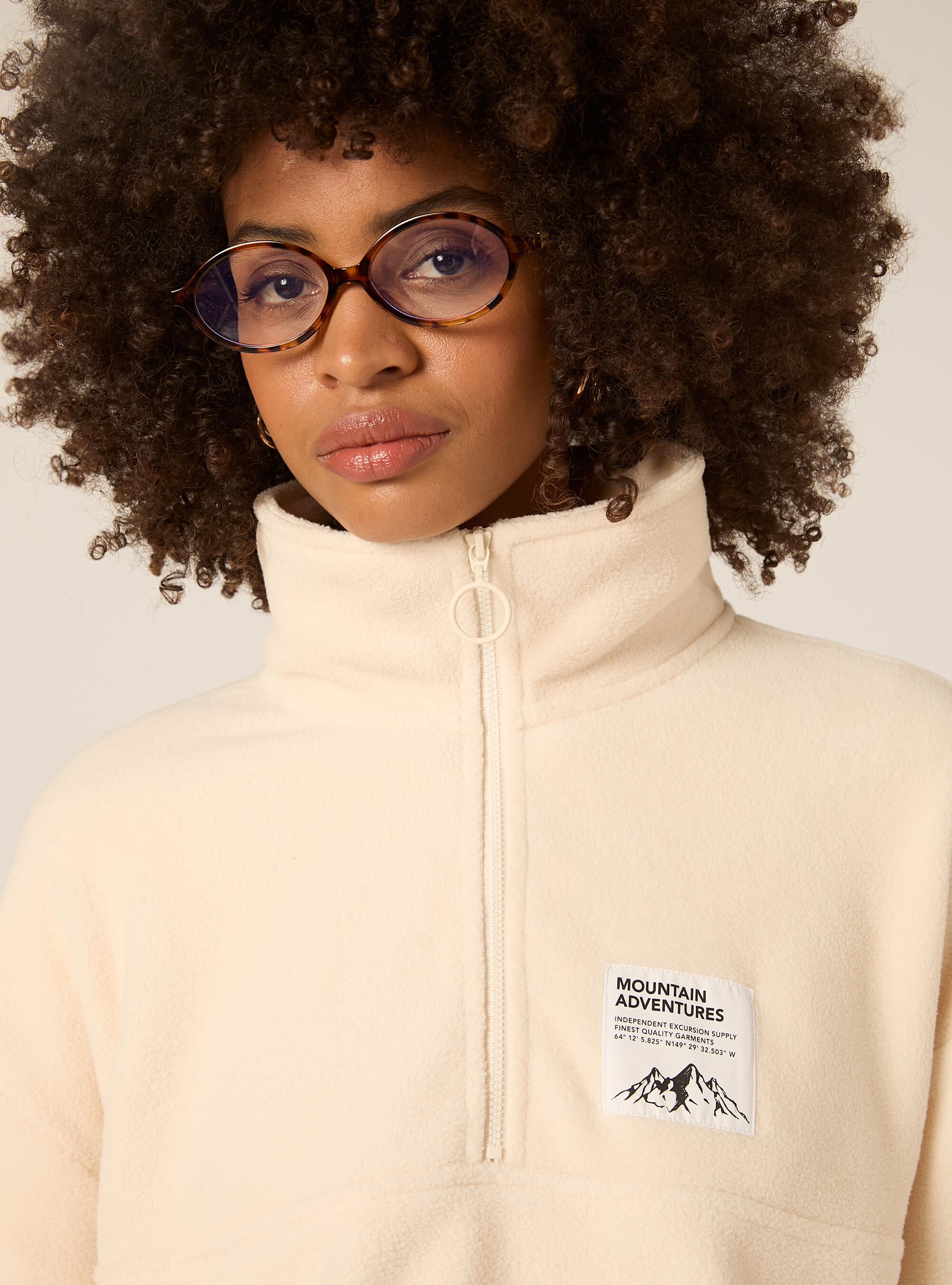 Felpa fleece adventures, WH1 OFF WHITE