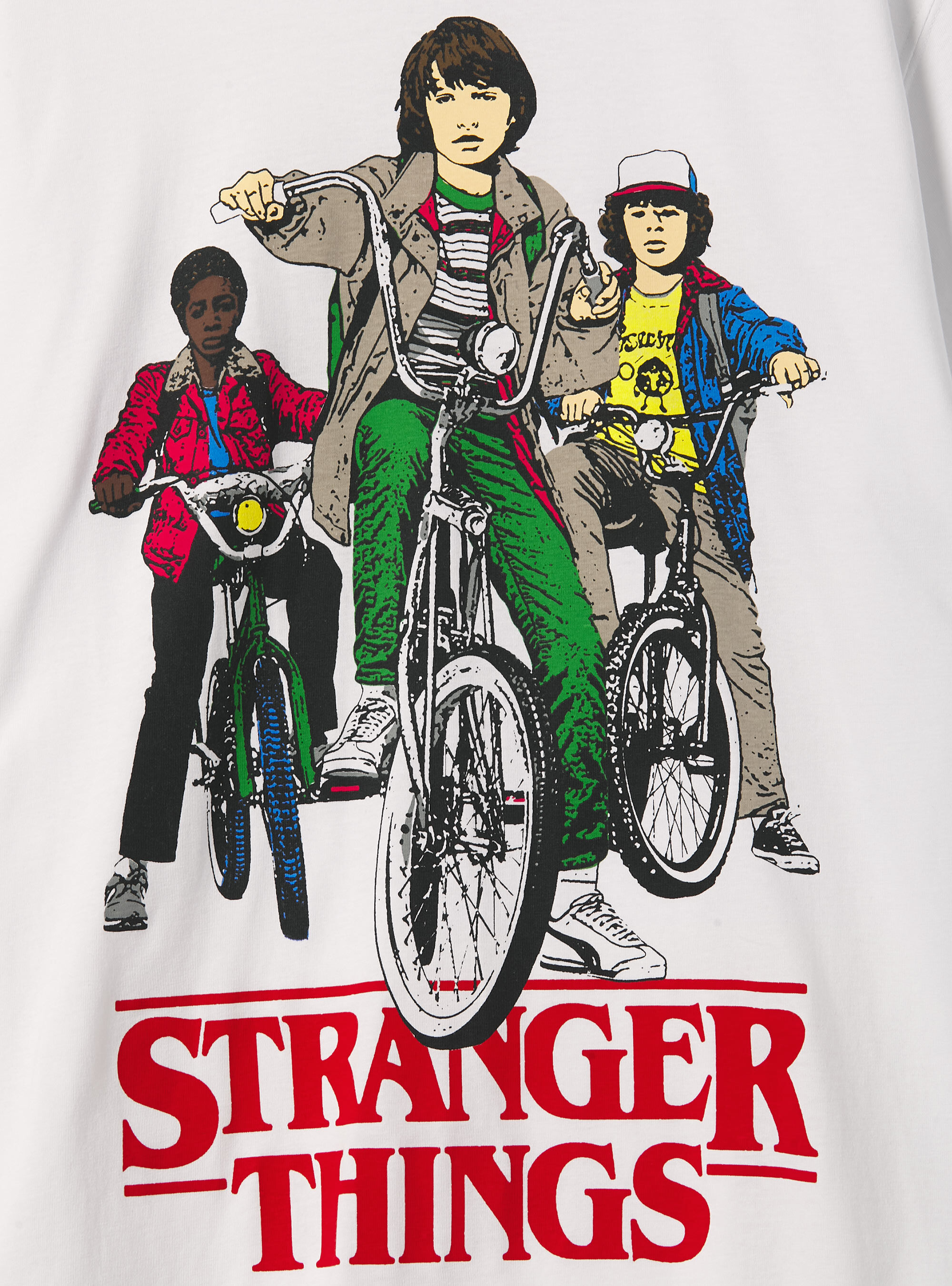 Stranger Things / Alcott T-shirt, WH3 WHITE