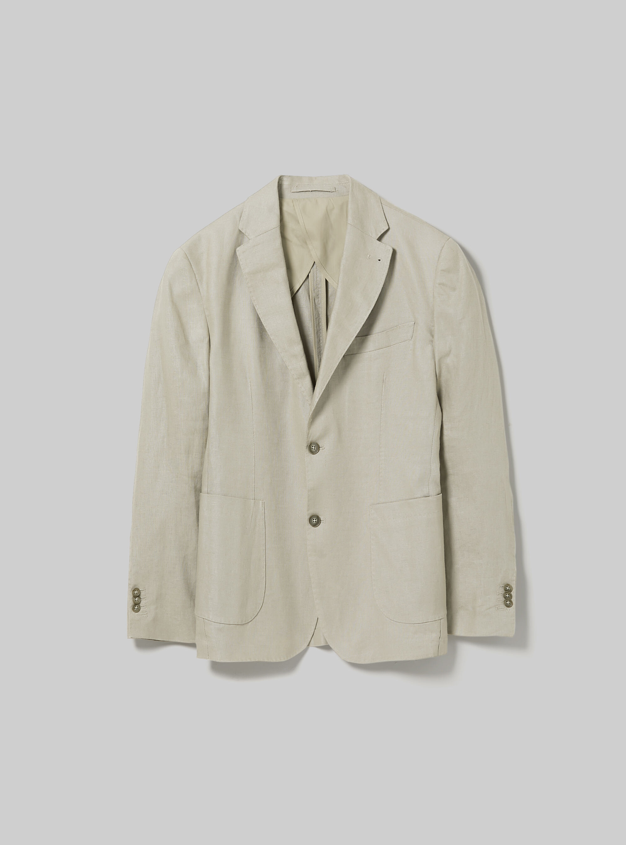 Pure linen jacket, BG3 BEIGE LIGHT