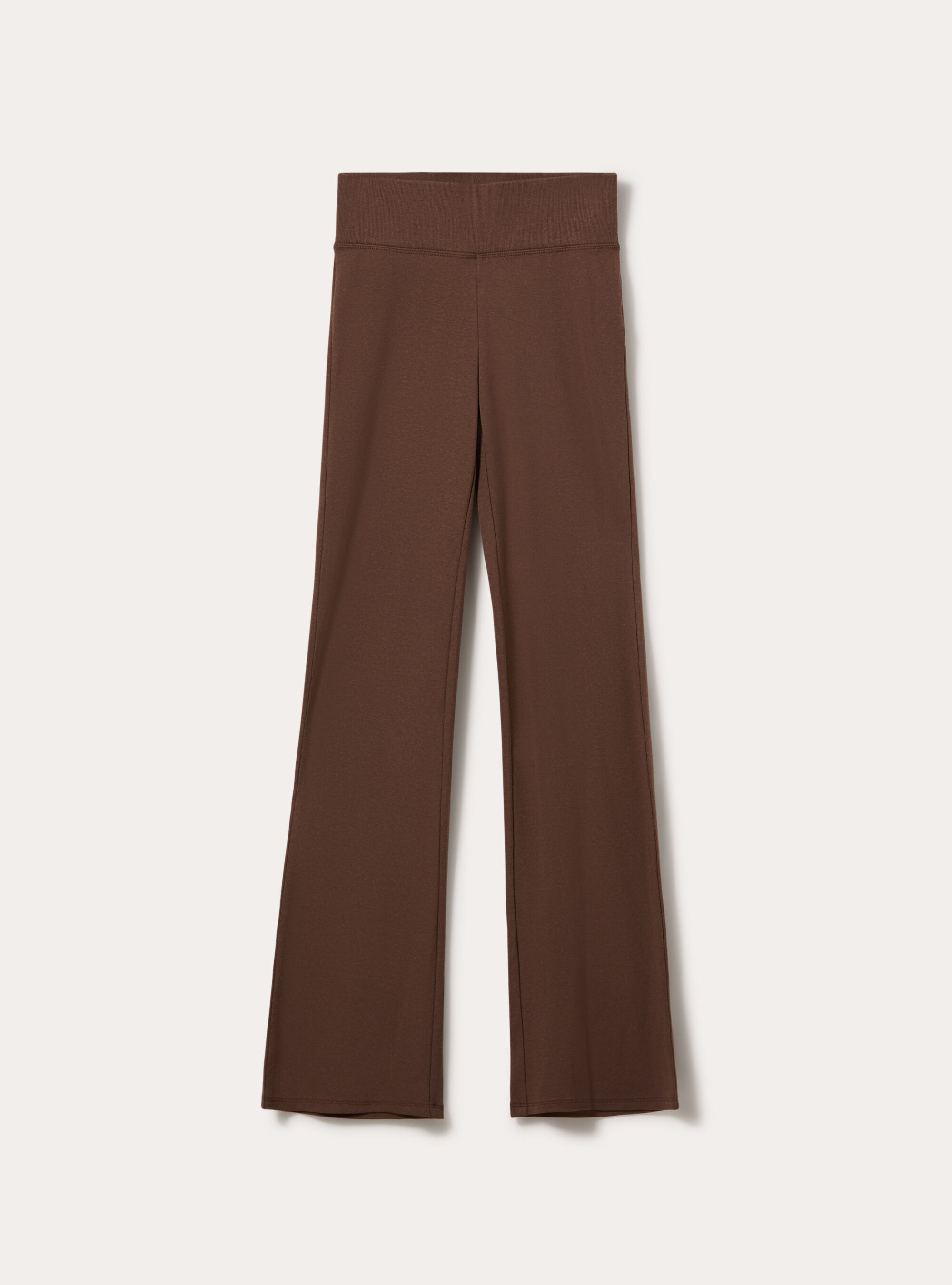 Leggings flare, MARRONE MEDIO