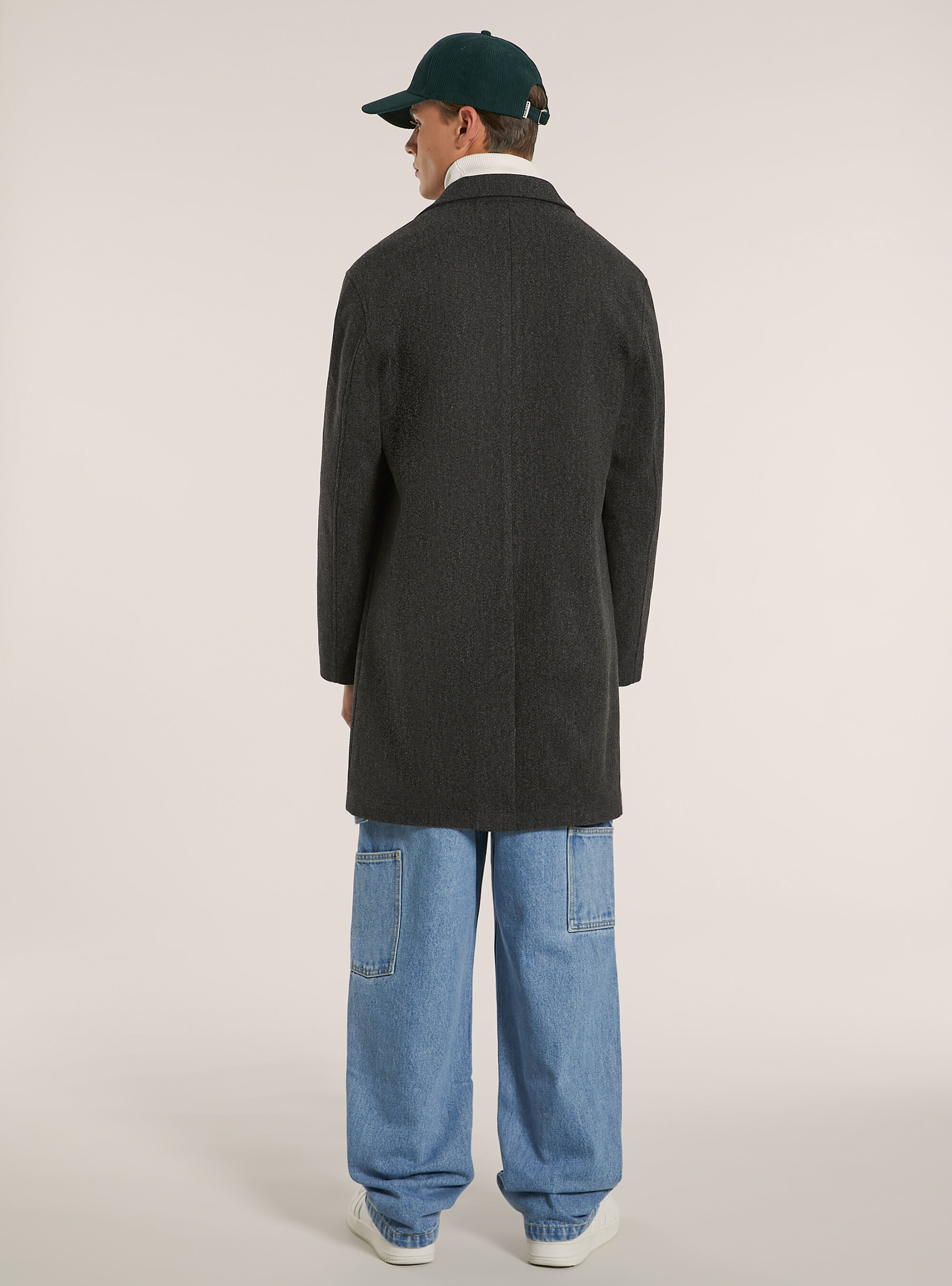 ［ゆう］Text SingleBreasted Coat Single-breasted coat