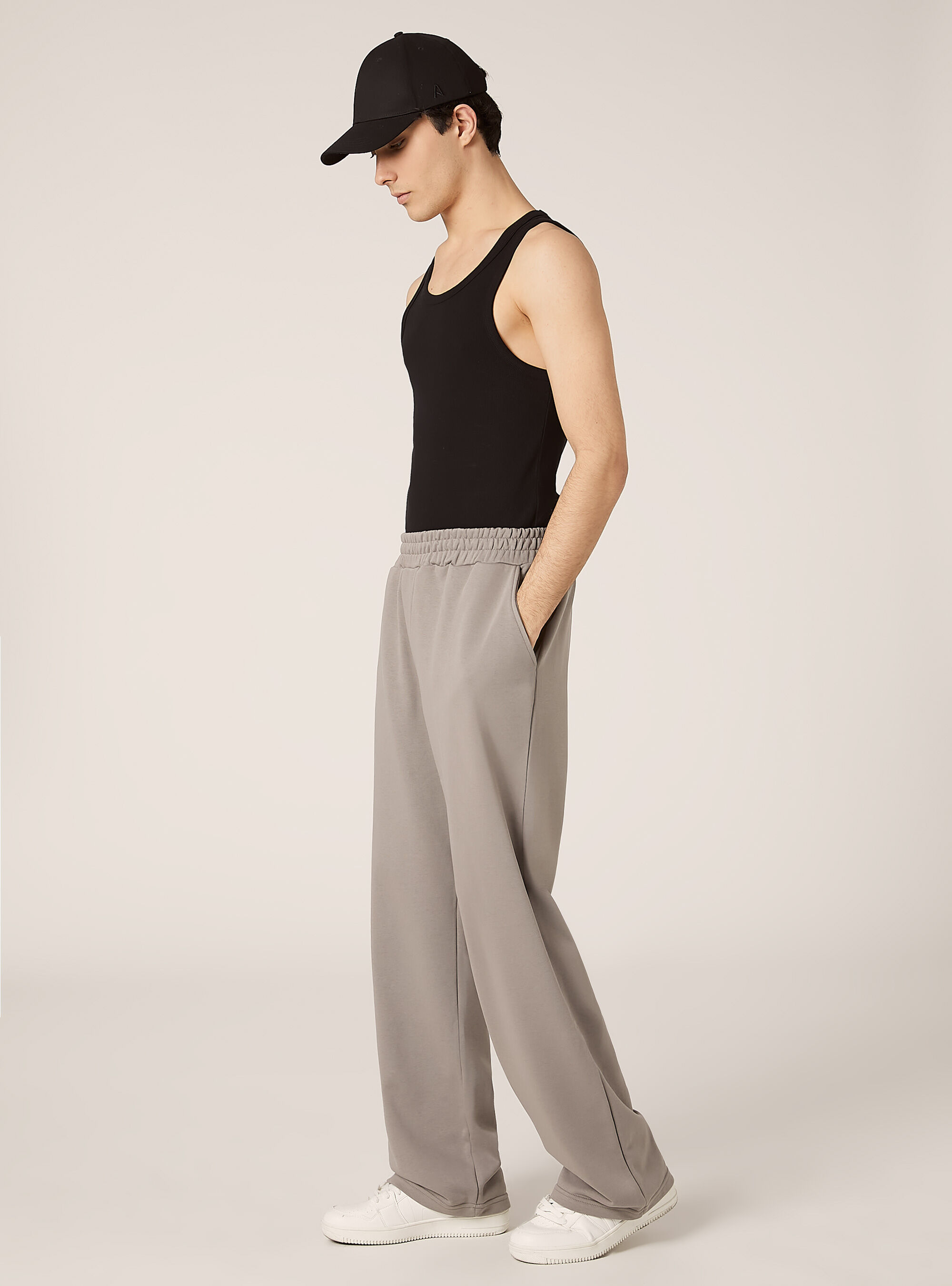 Pantalone in felpa loose fit