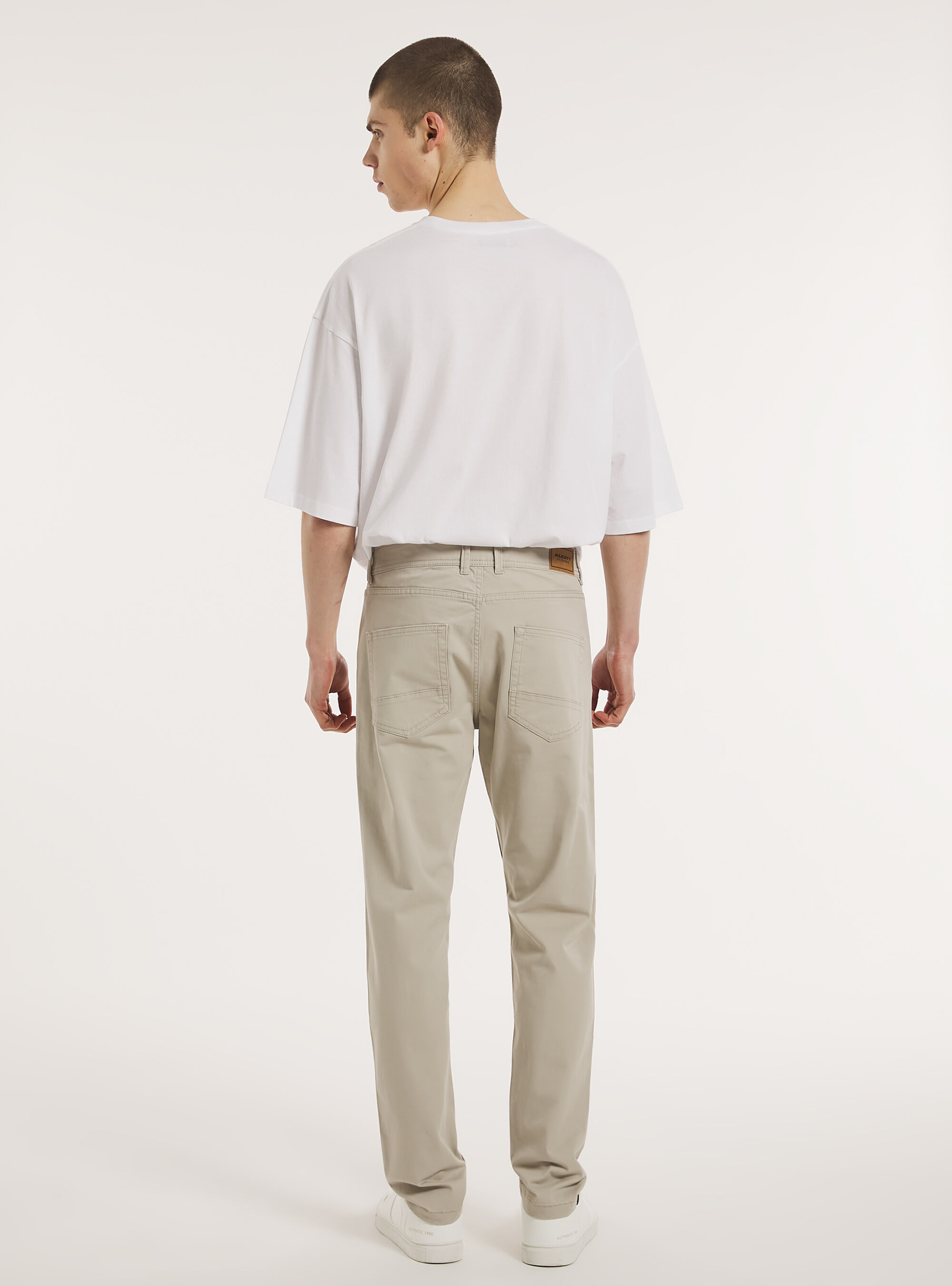 Pantalones ajustados de algodon Alcott Pantalones Uomo