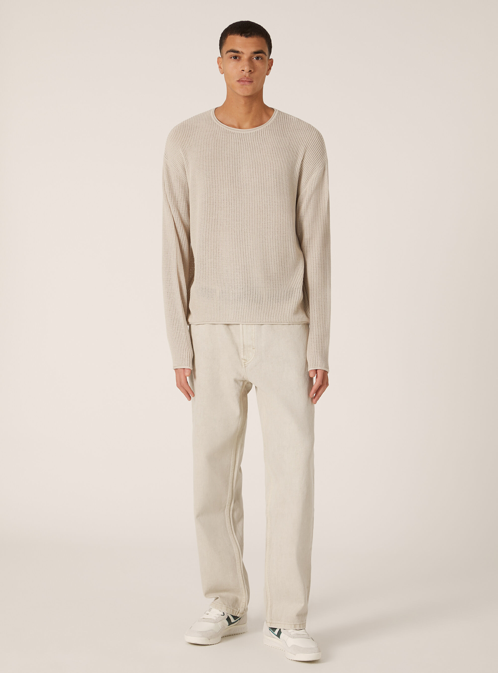 Jersey perforado, SA3 SAND LIGHT