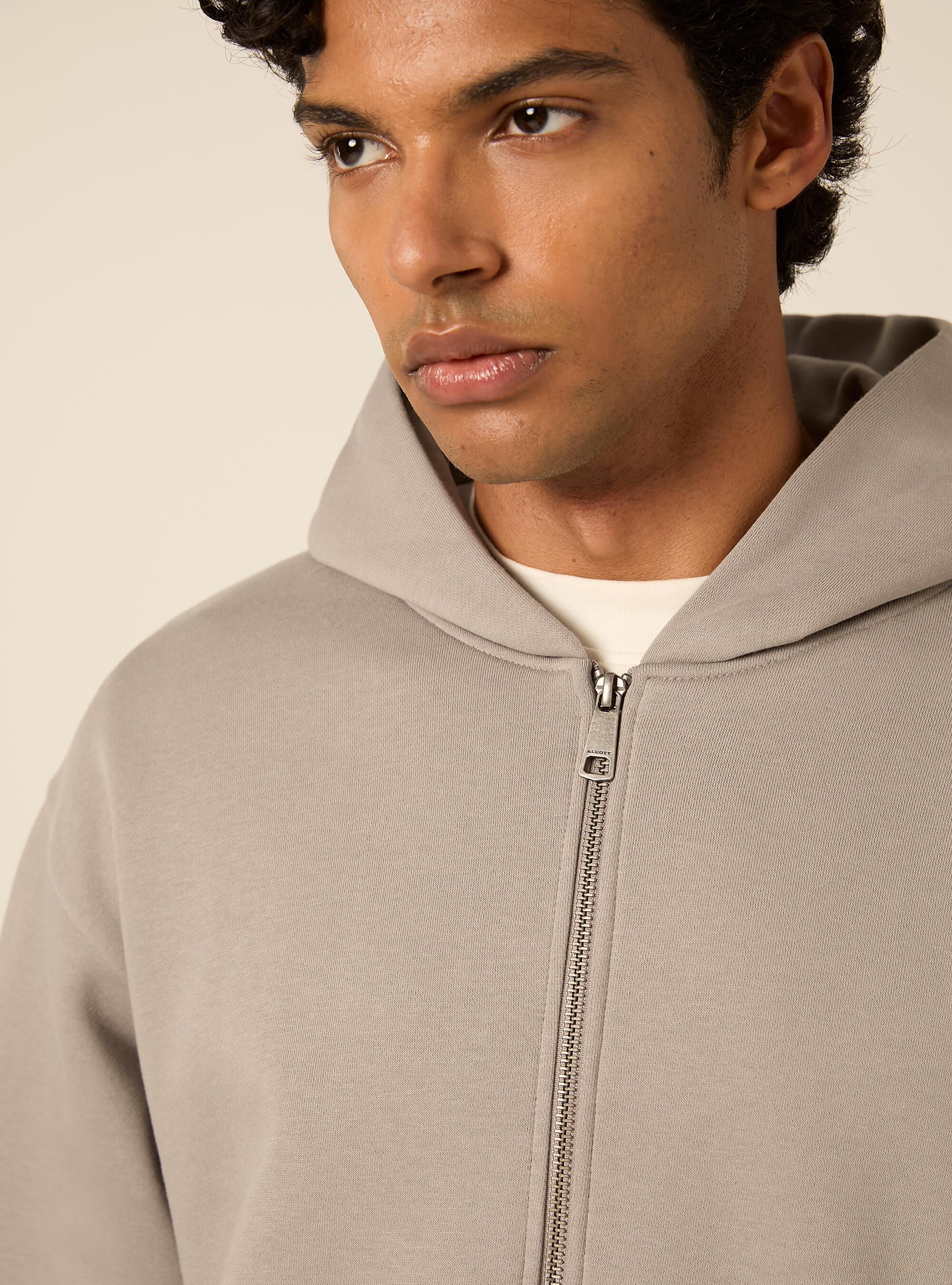 Cardigan basico boxy fit, GY2 GREY MEDIUM