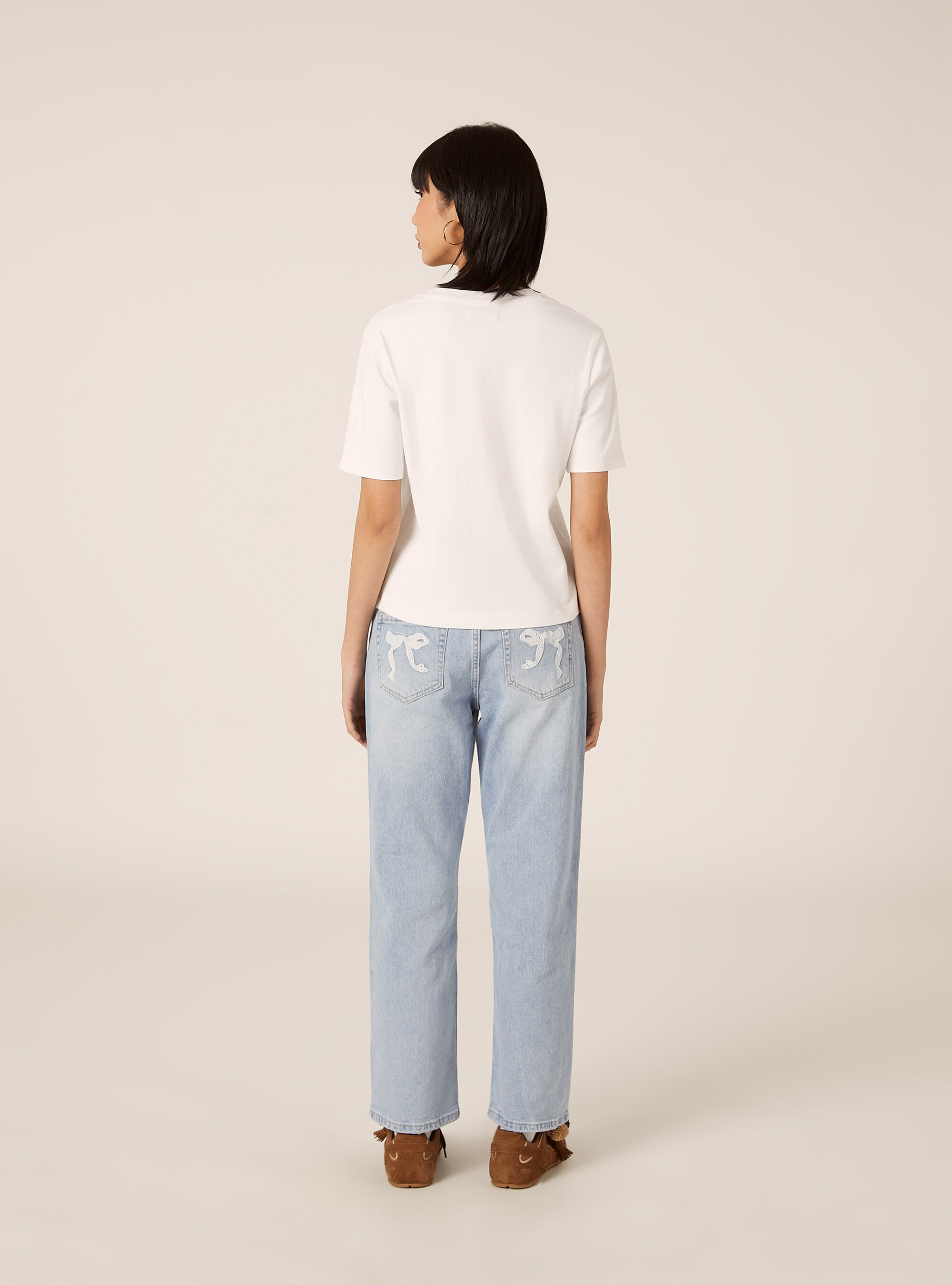 T-shirt regular in interlock, WH3 WHITE