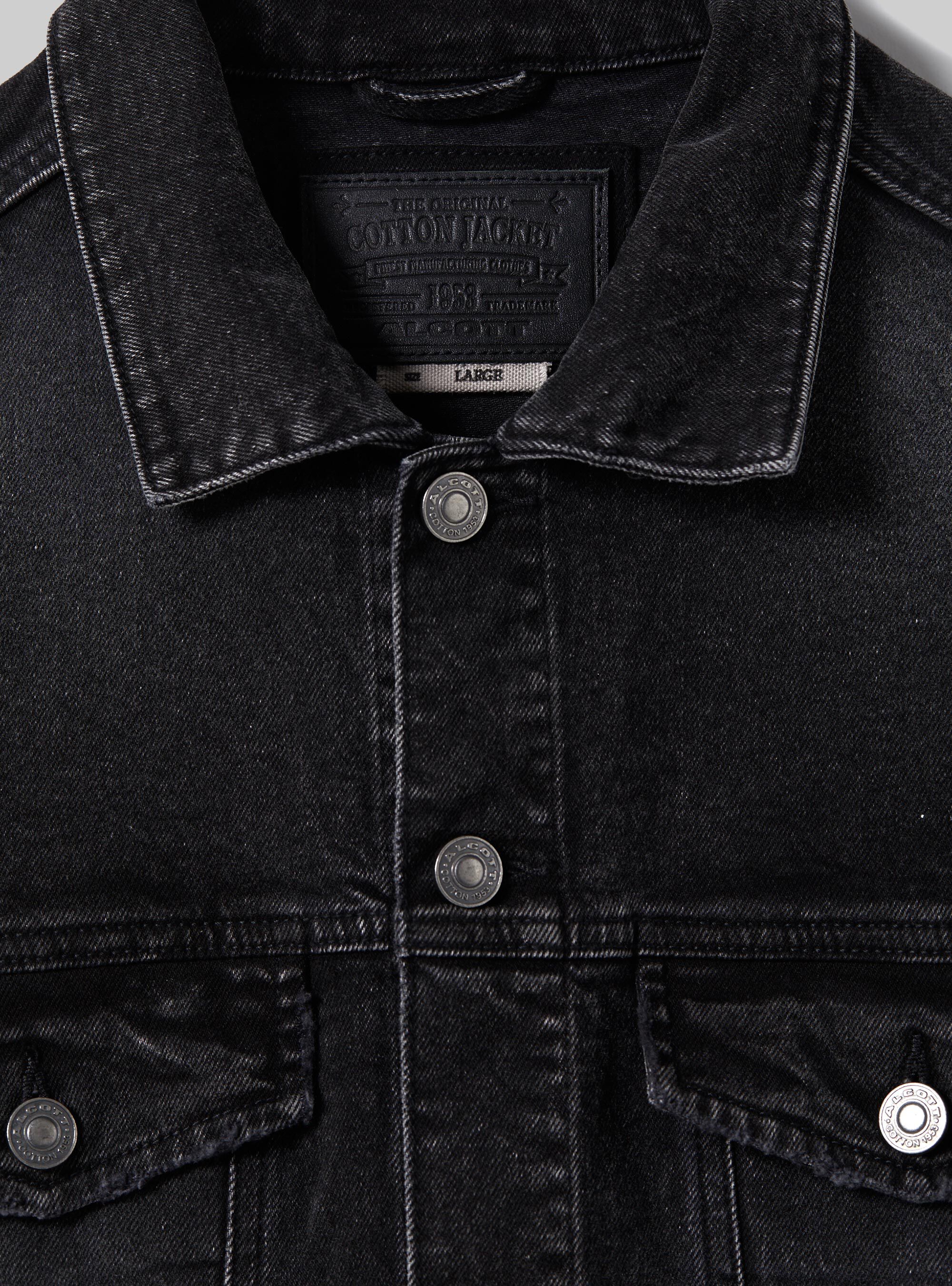Stretch denim discount jacket mens