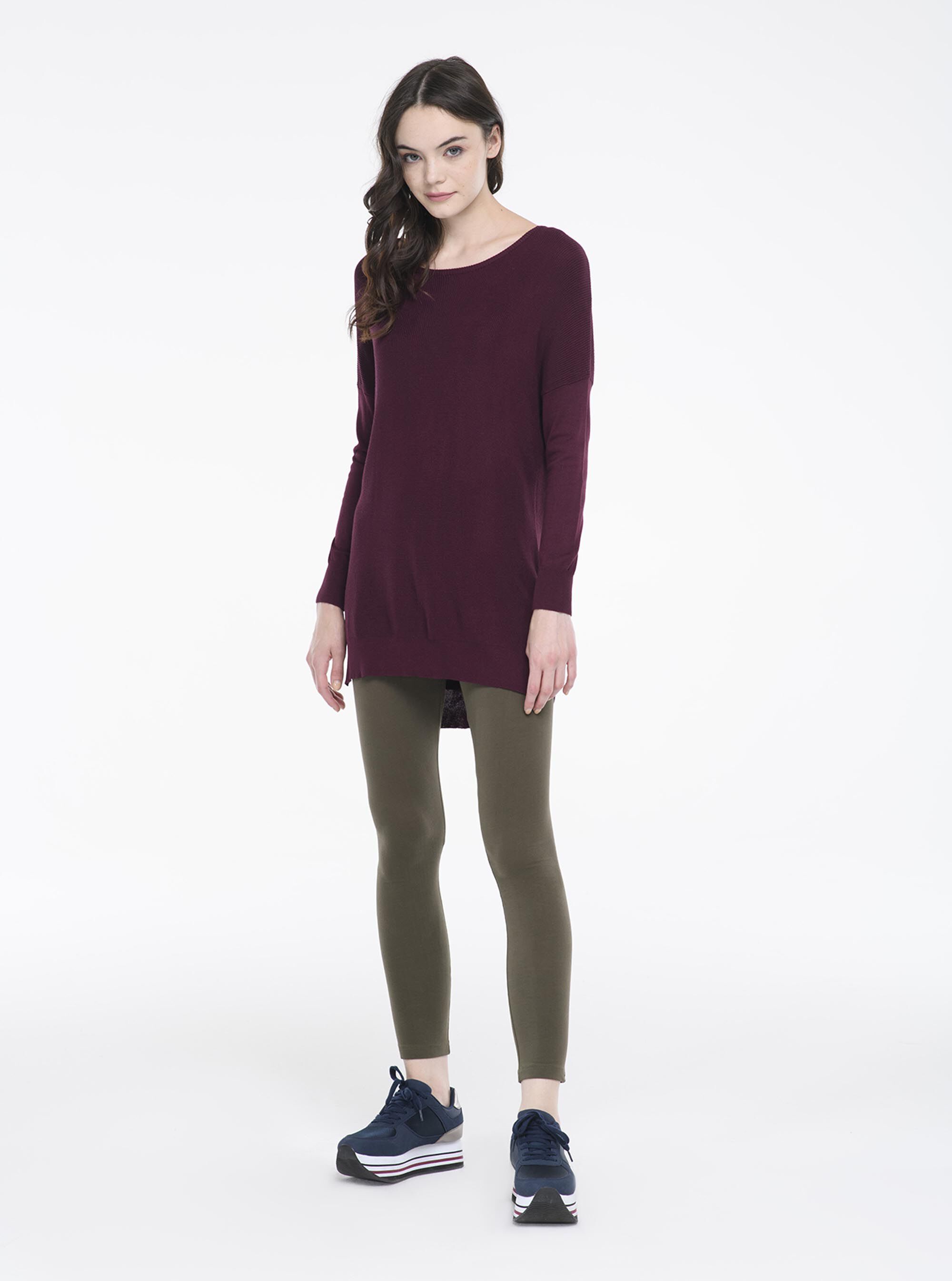 Leggings elasticizzati, KAKI