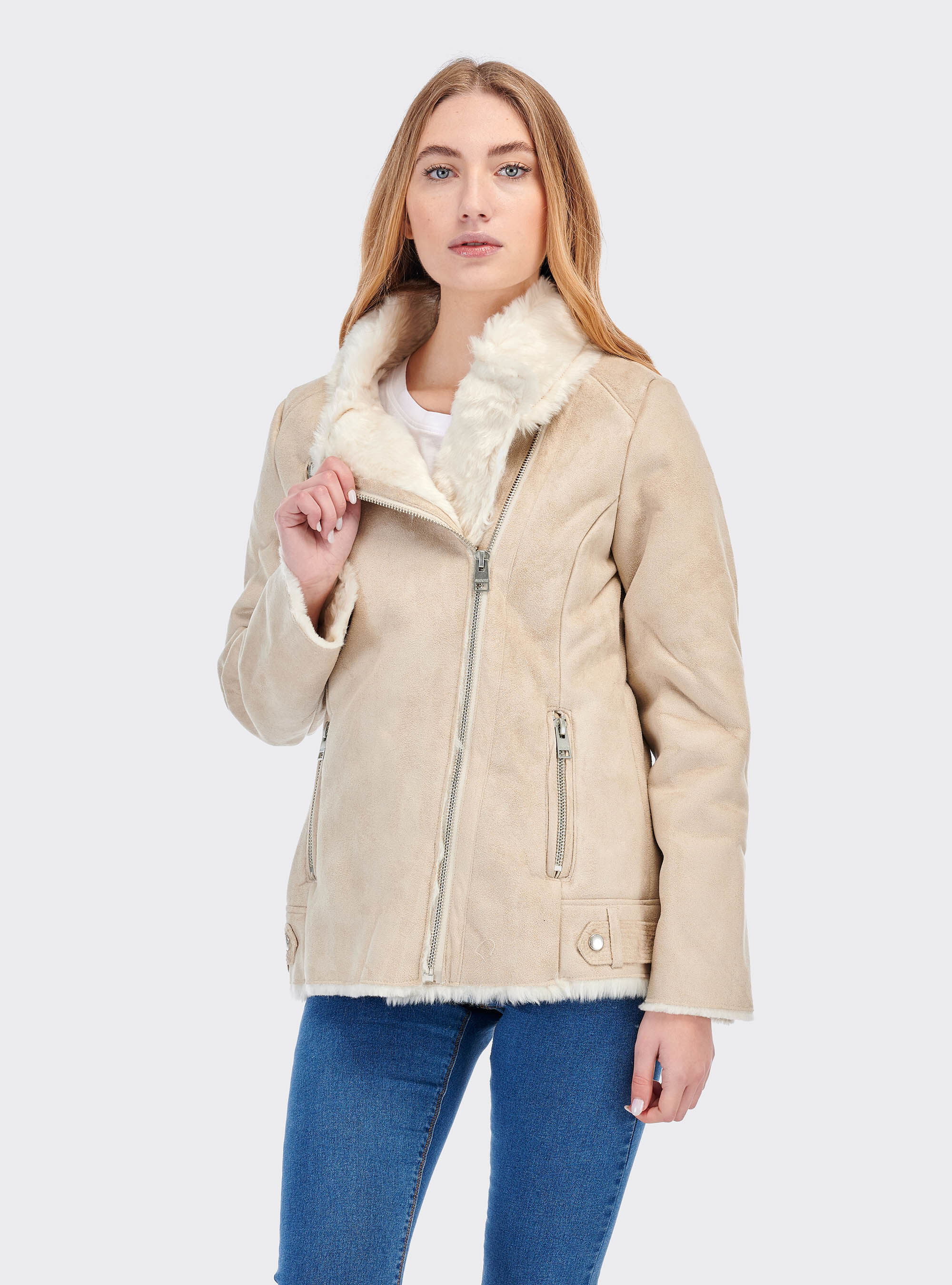 Sheepskin jacket