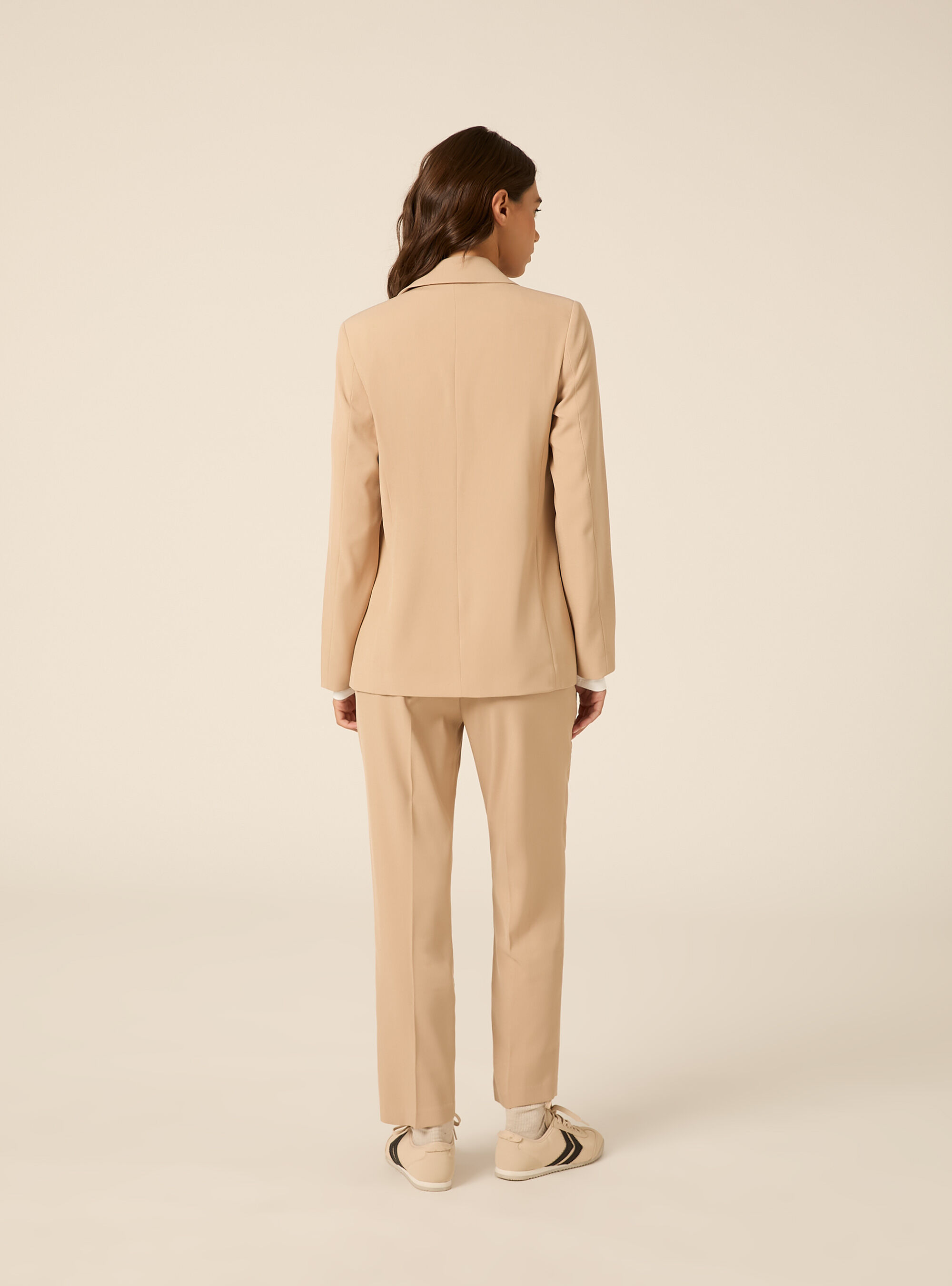 Giacca basic aperto doppiopetto, BG2 BEIGE MEDIUM