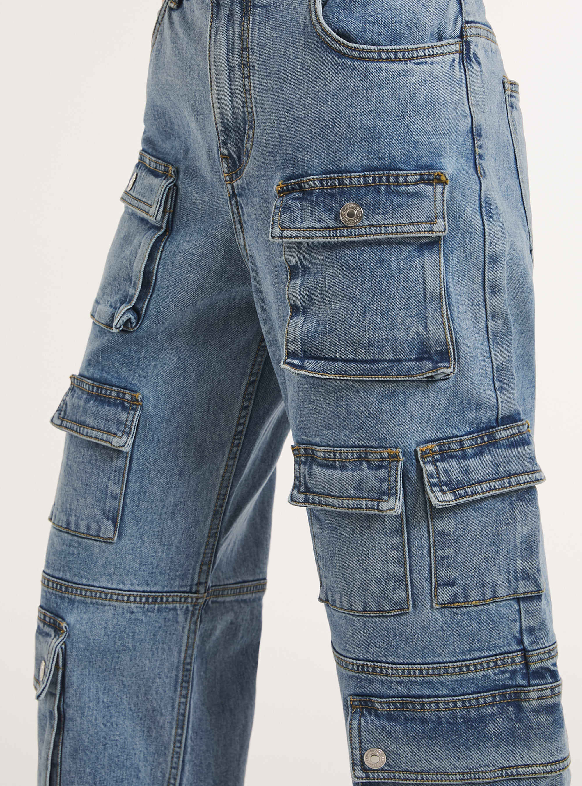 Jeans multi cargo relaxed fit