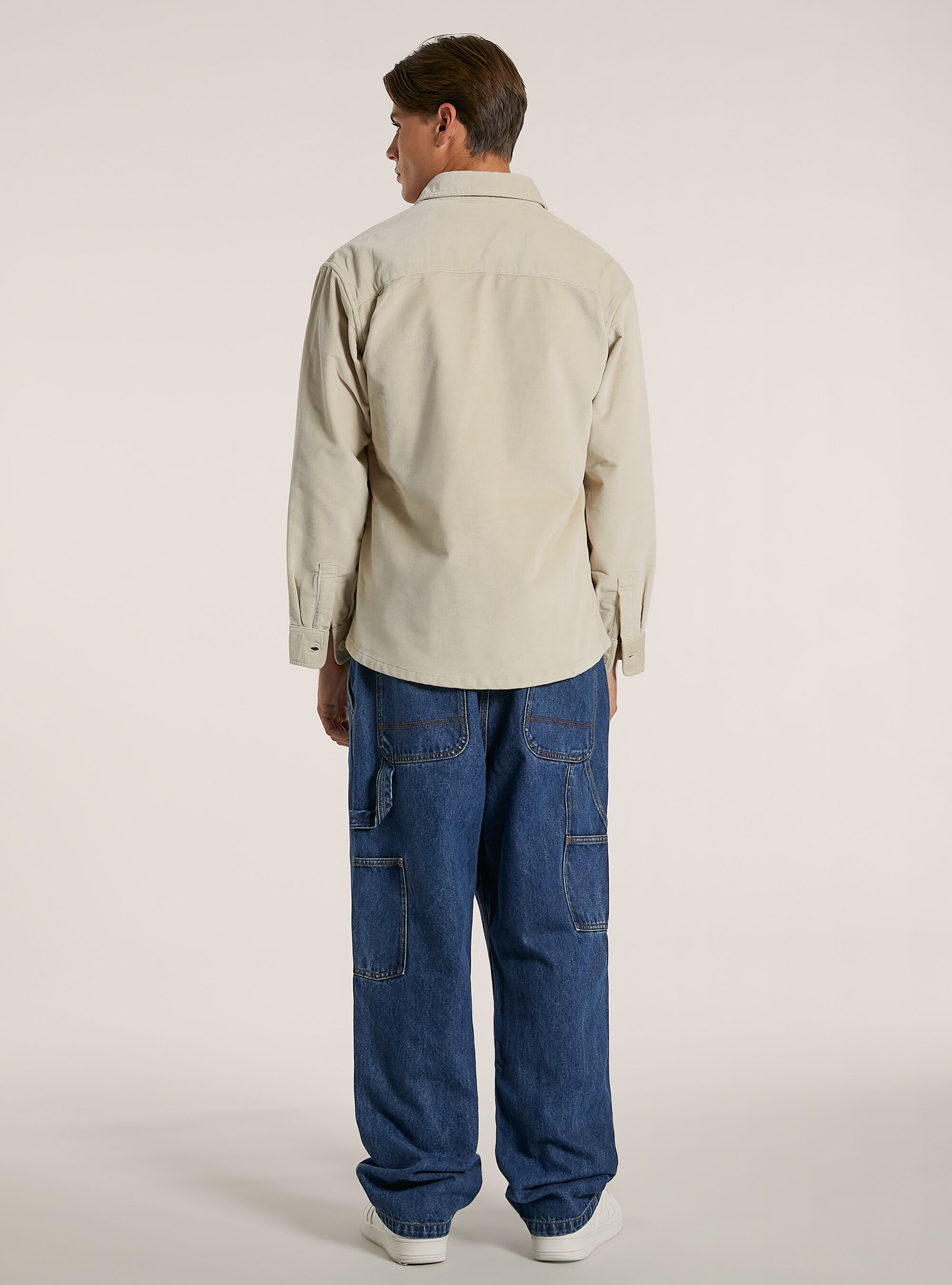 Chemise en velours cotel&eacute;, WH1 OFF WHITE