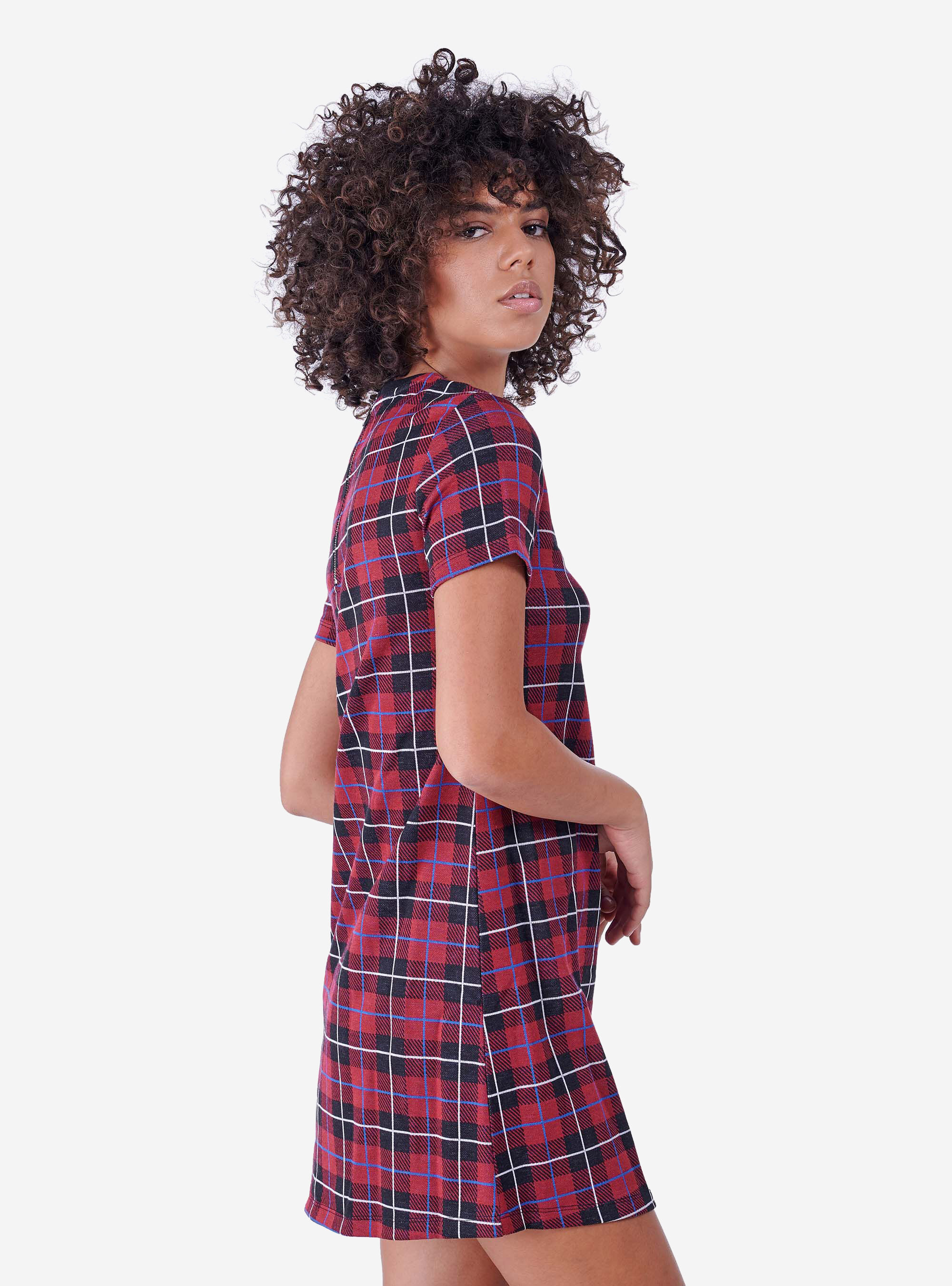 Vestito a quadri rosso deals