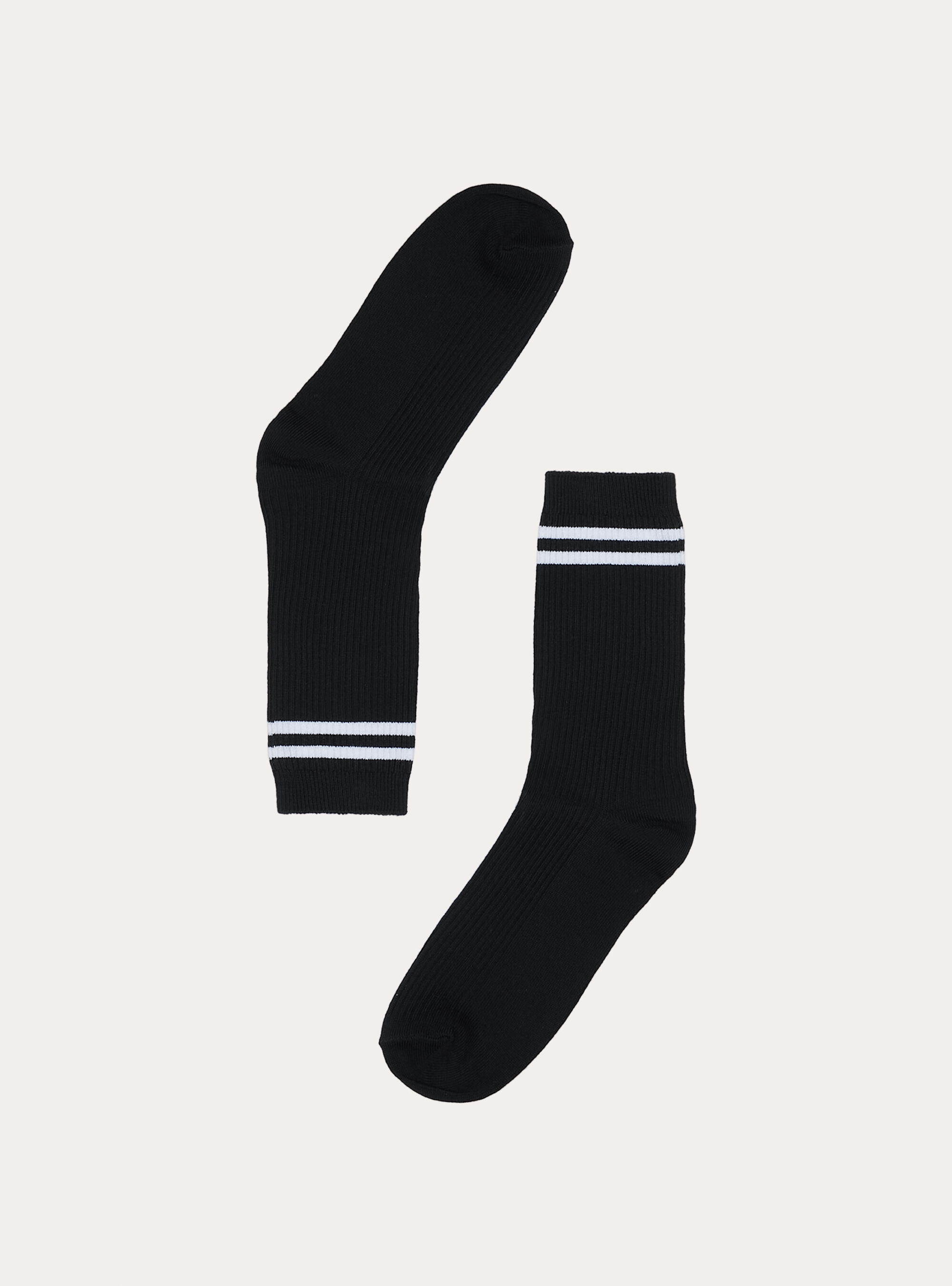 Gestreifte Kniestr&uuml;mpfe, BK1 BLACK