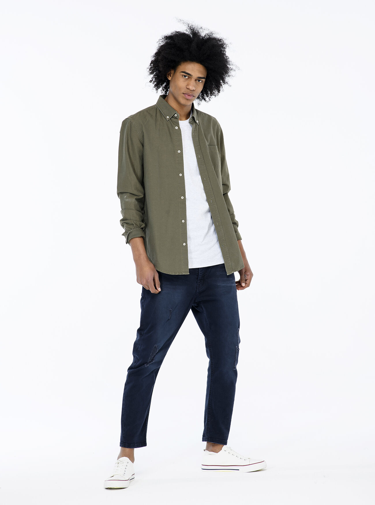 T-shirt tinta unita, C140 WHITE M