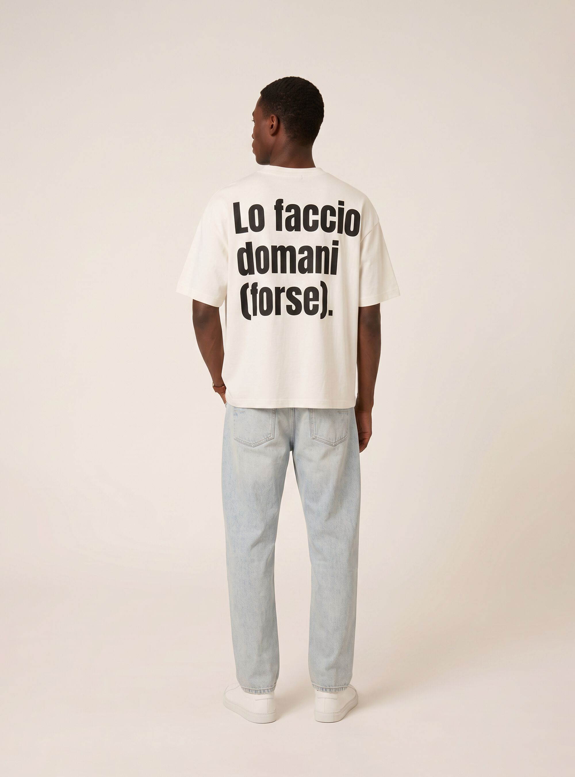 T- shirt base boxy con stampa lo faccio domani