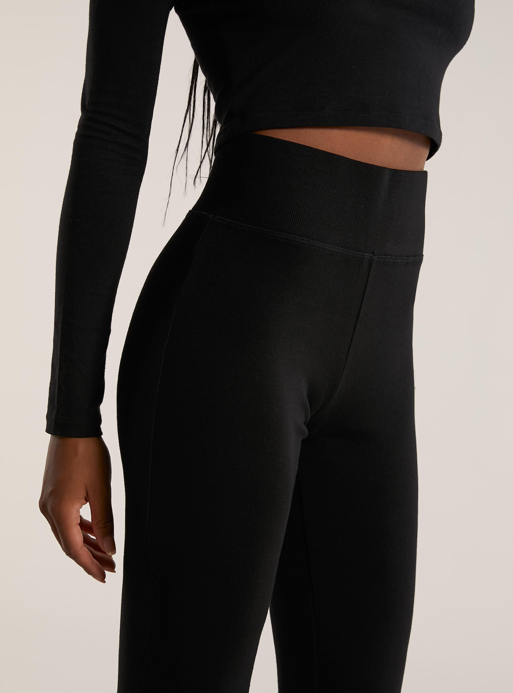 Leggings &eacute;vas&eacute;s, BK1 BLACK