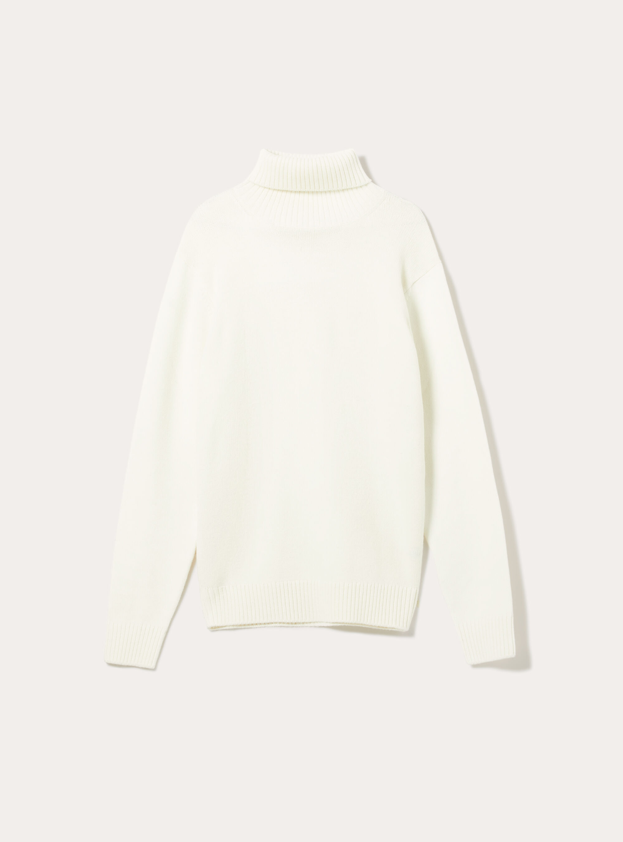 Pullover a collo alto, WH1 OFF WHITE
