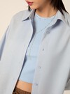 Linen-blend shirt, AZ3 AZURE LIGHT
