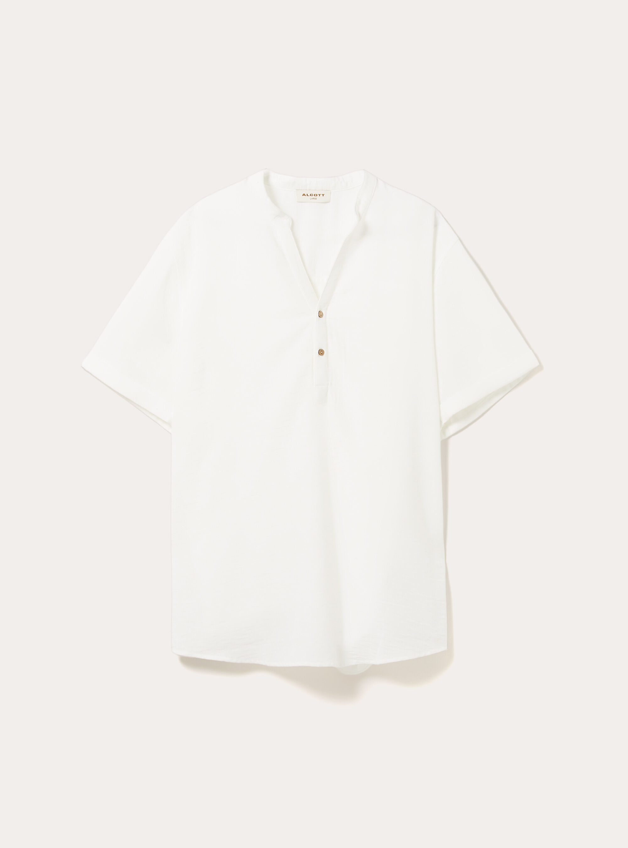 Chemise avec col officier, WH2 WHITE