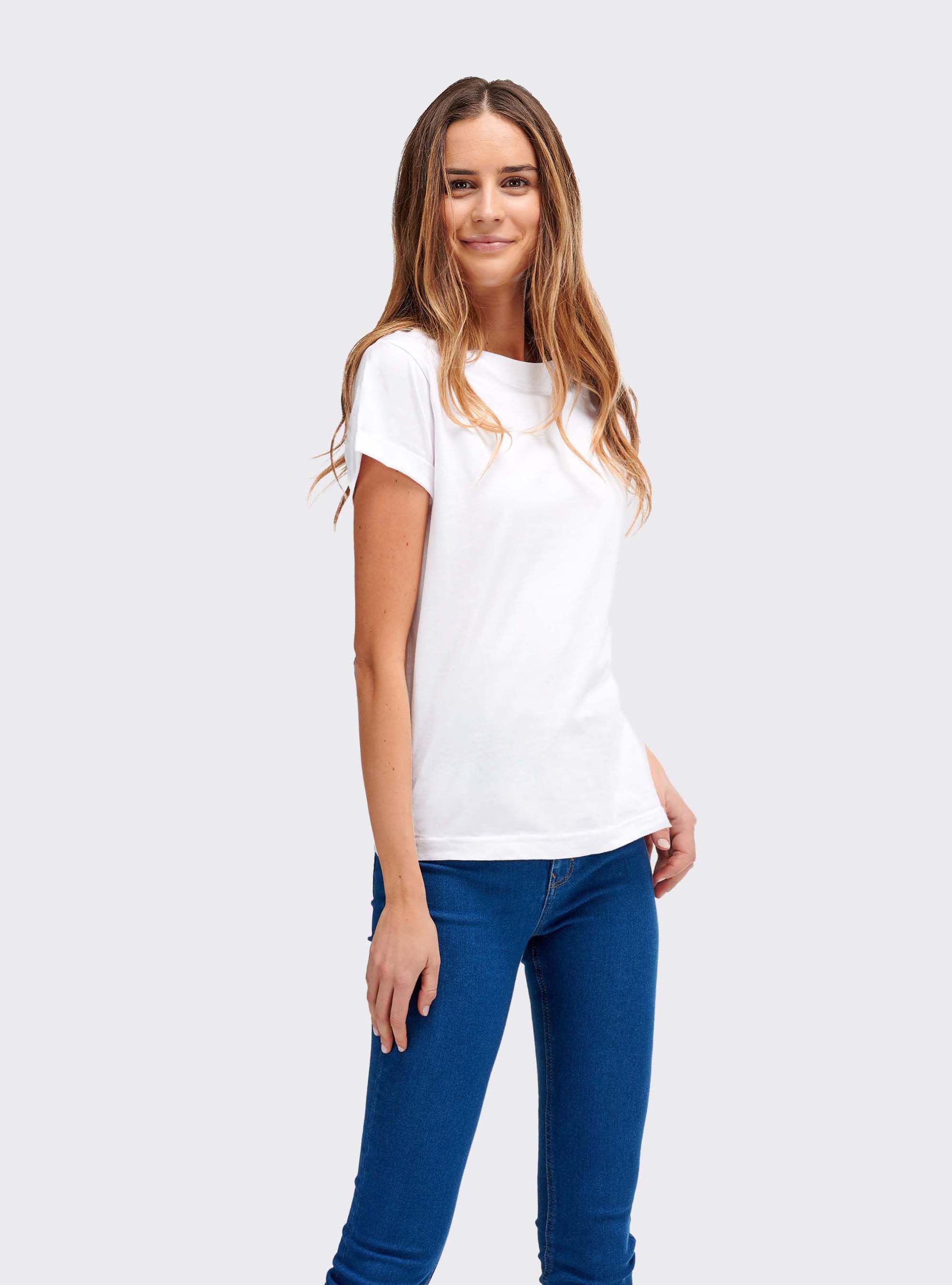 T-shirt a a coste con apertura con bottoni - nero - Donna - 12.00