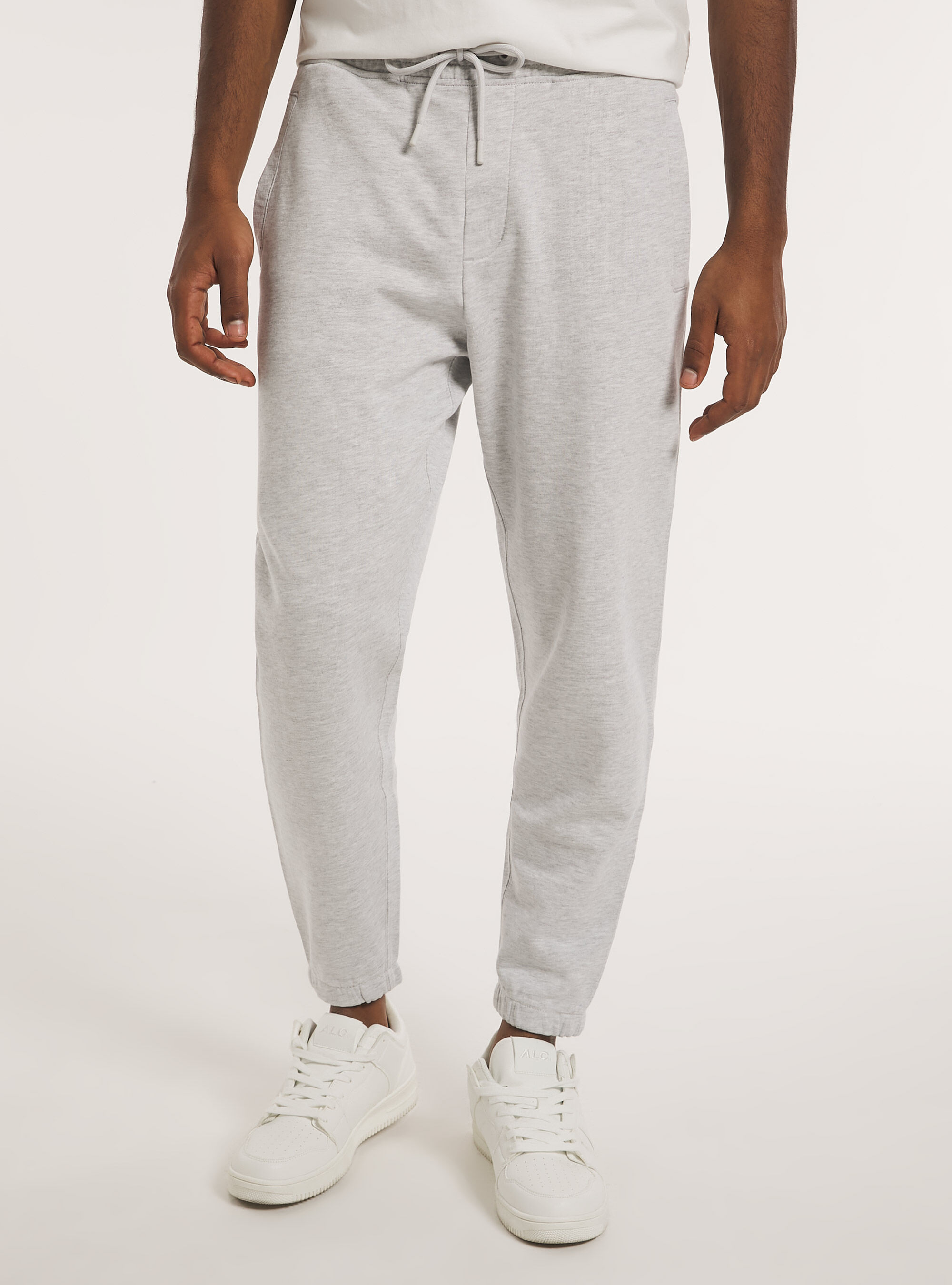 Grey jogger trousers sales