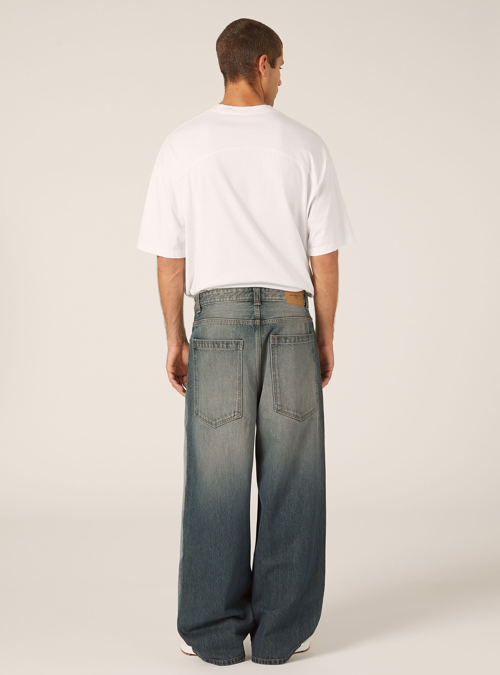 Vaqueros superbaggy, D100 BLUE DARK OVERDYE