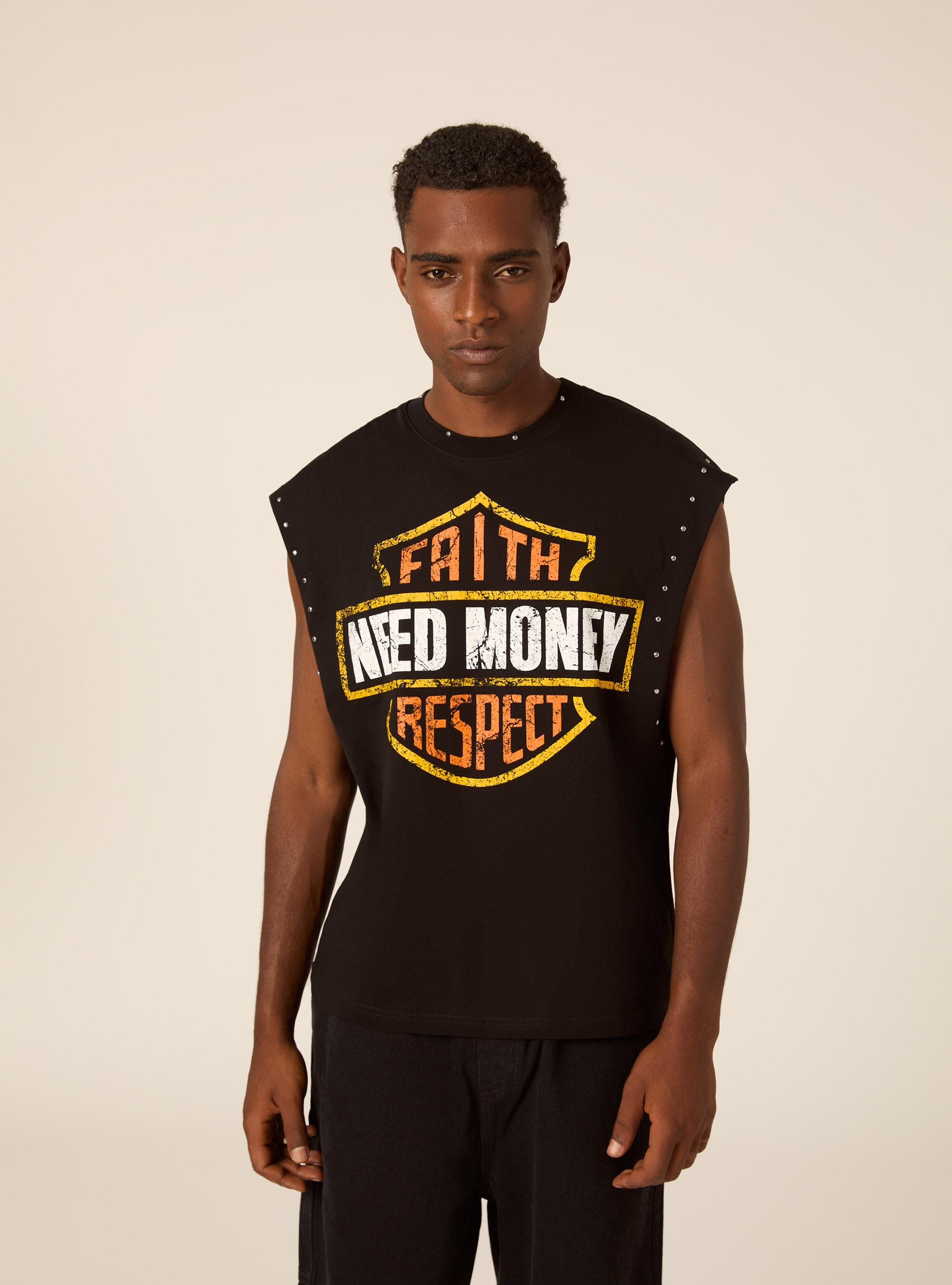 Canotta con stampa money