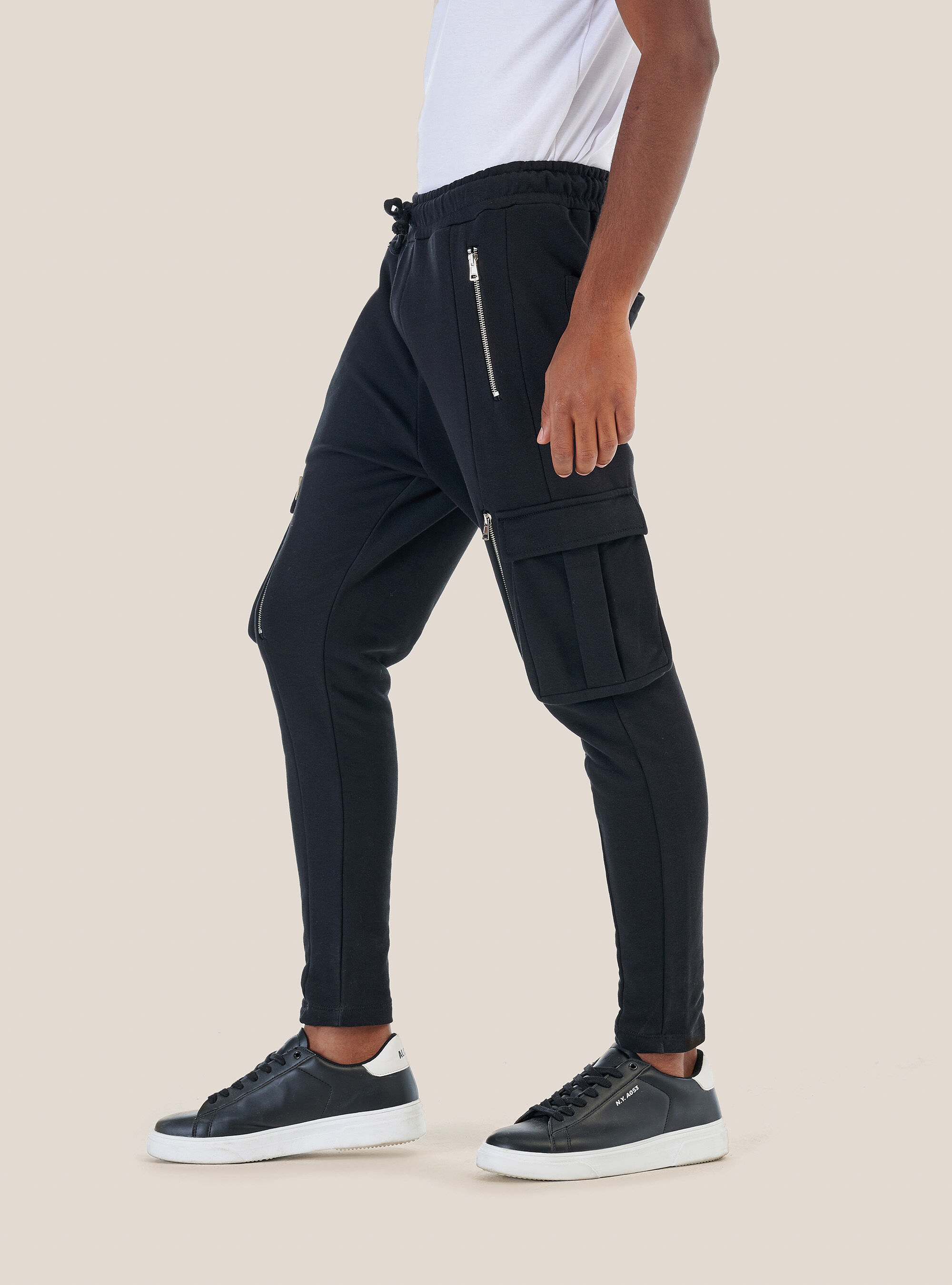 Jogging homme avec fermeture eclair deals