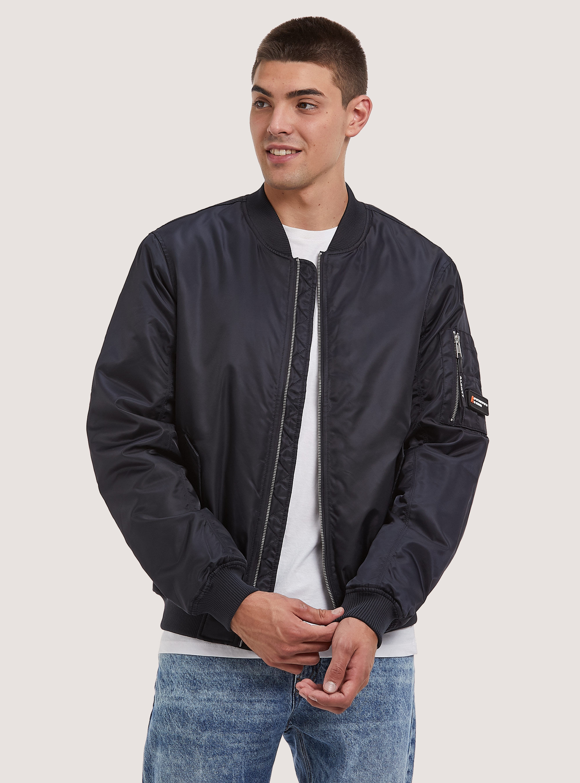 Jaqueta bomber cheap acolchoada