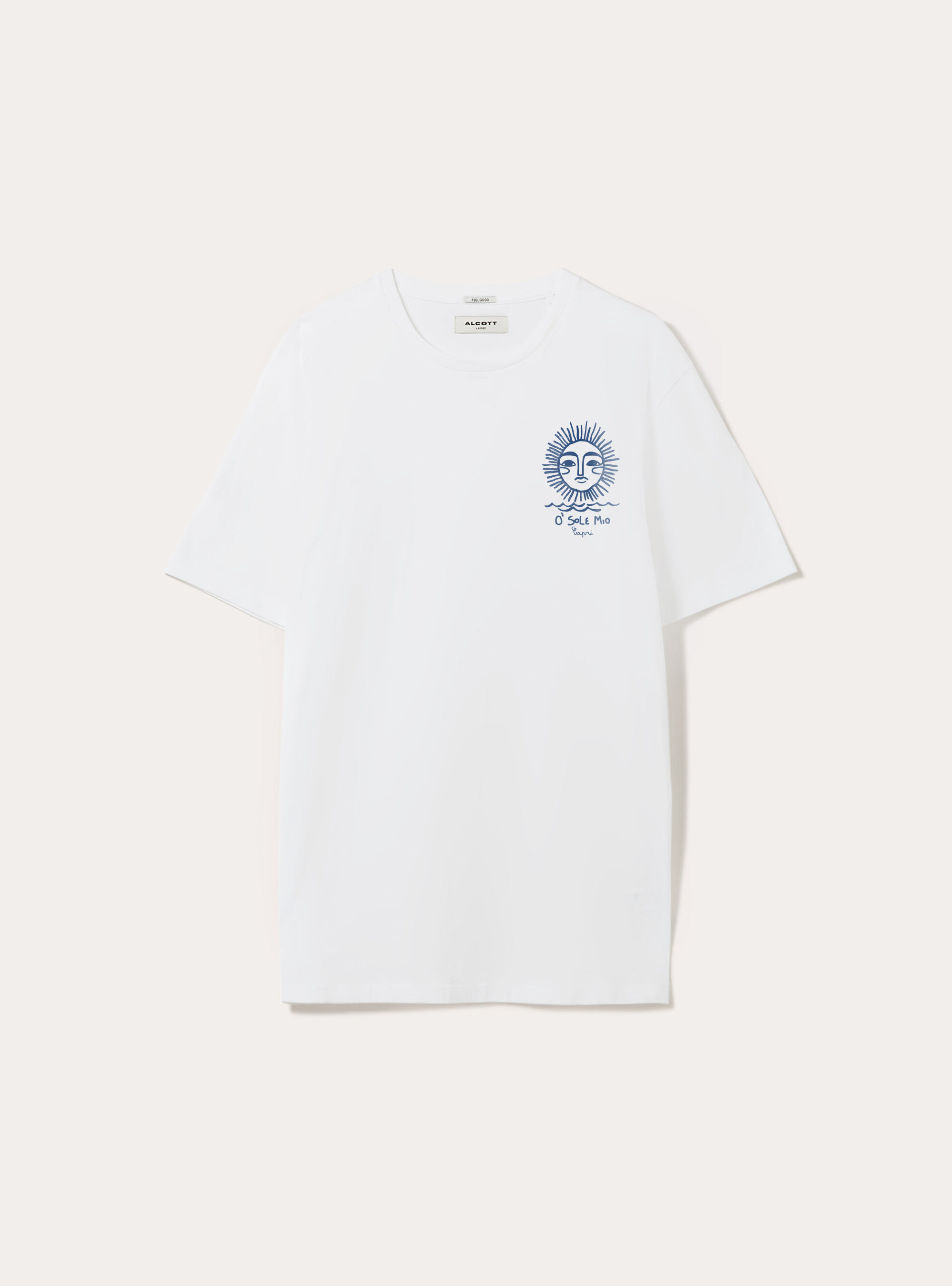 T-shirt avec imprim&eacute; Souvenir Capri, WH1 OFF WHITE