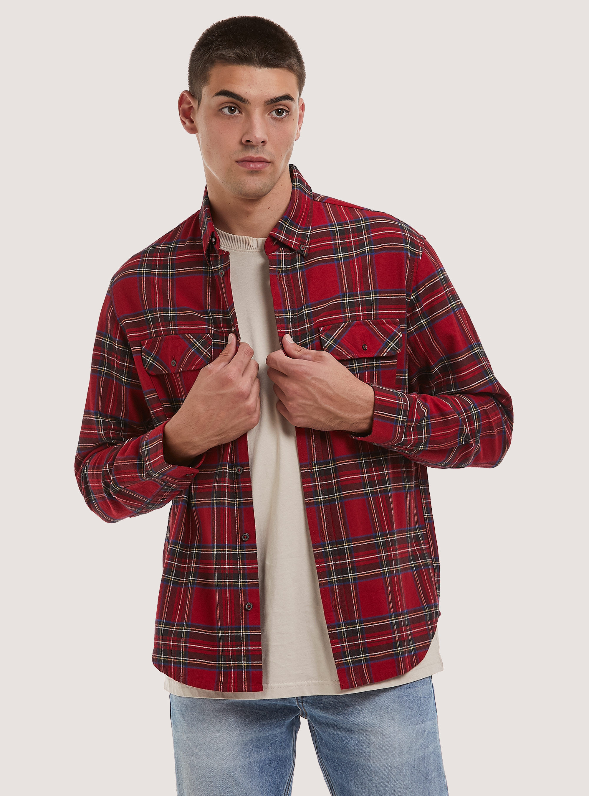 Camicia flanella a quadri store
