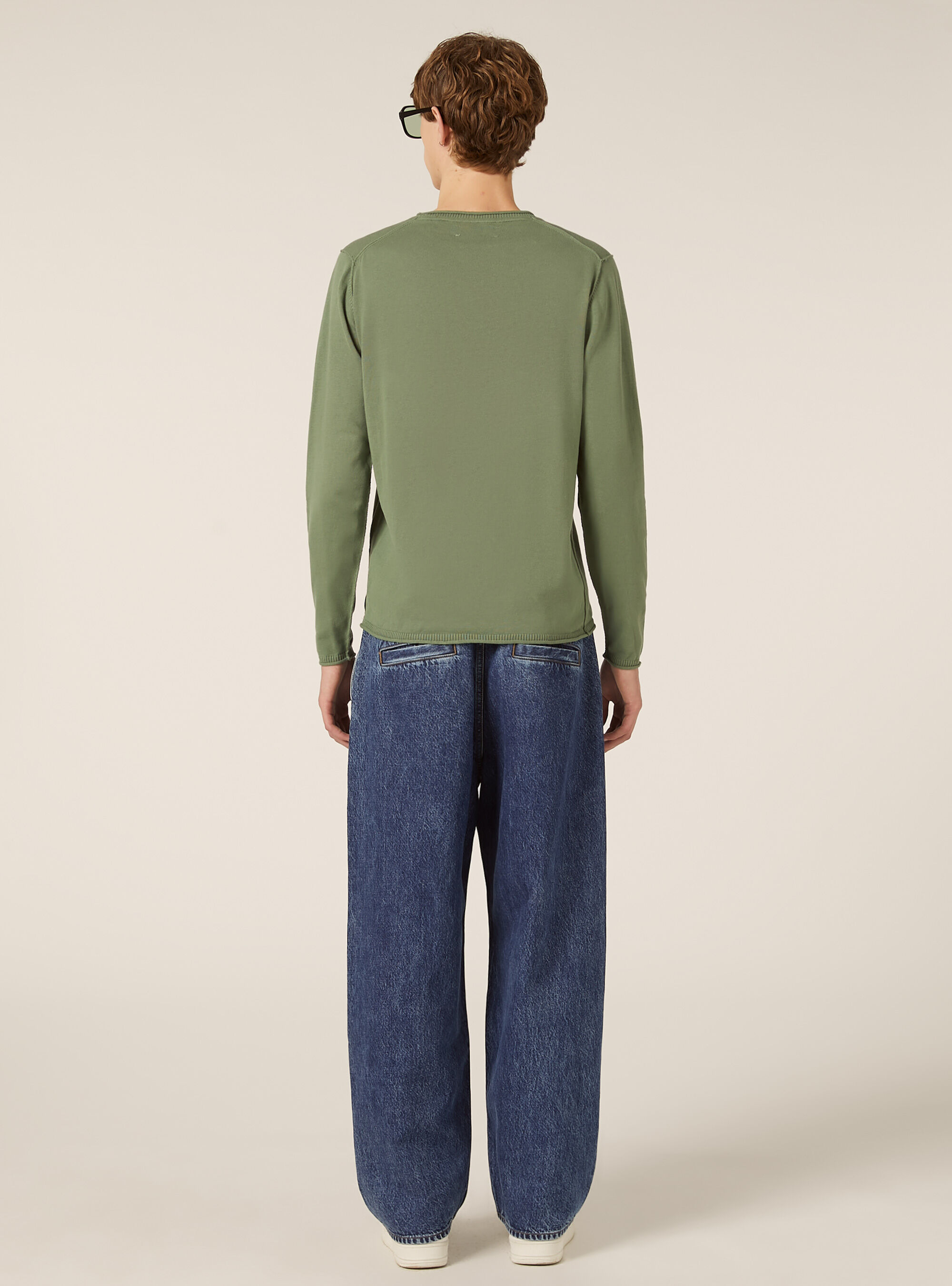 Pullover a taglio vivo con collo rotolino, KY3 KAKY LIGHT