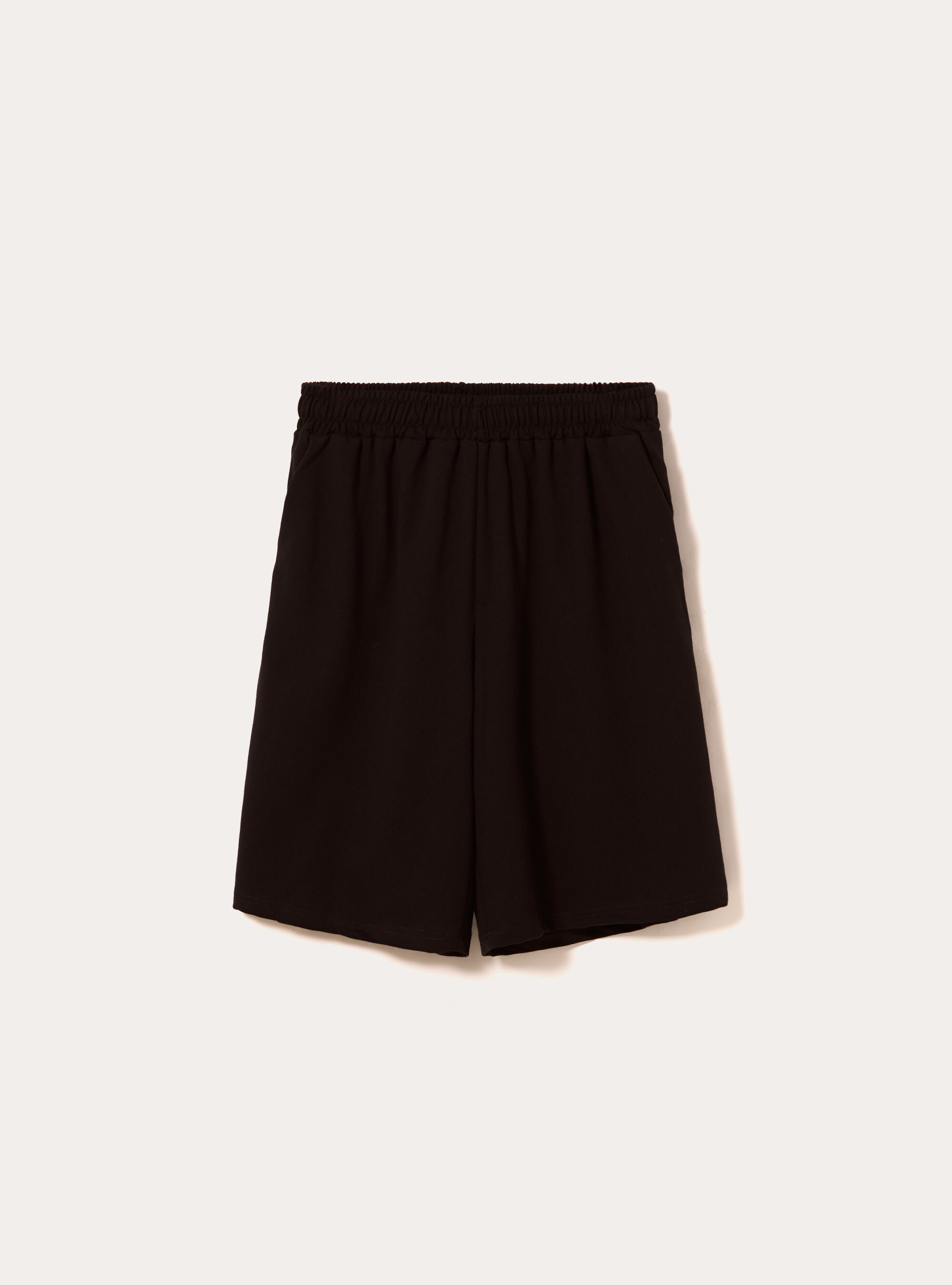 Bermuda loose fit, NERO