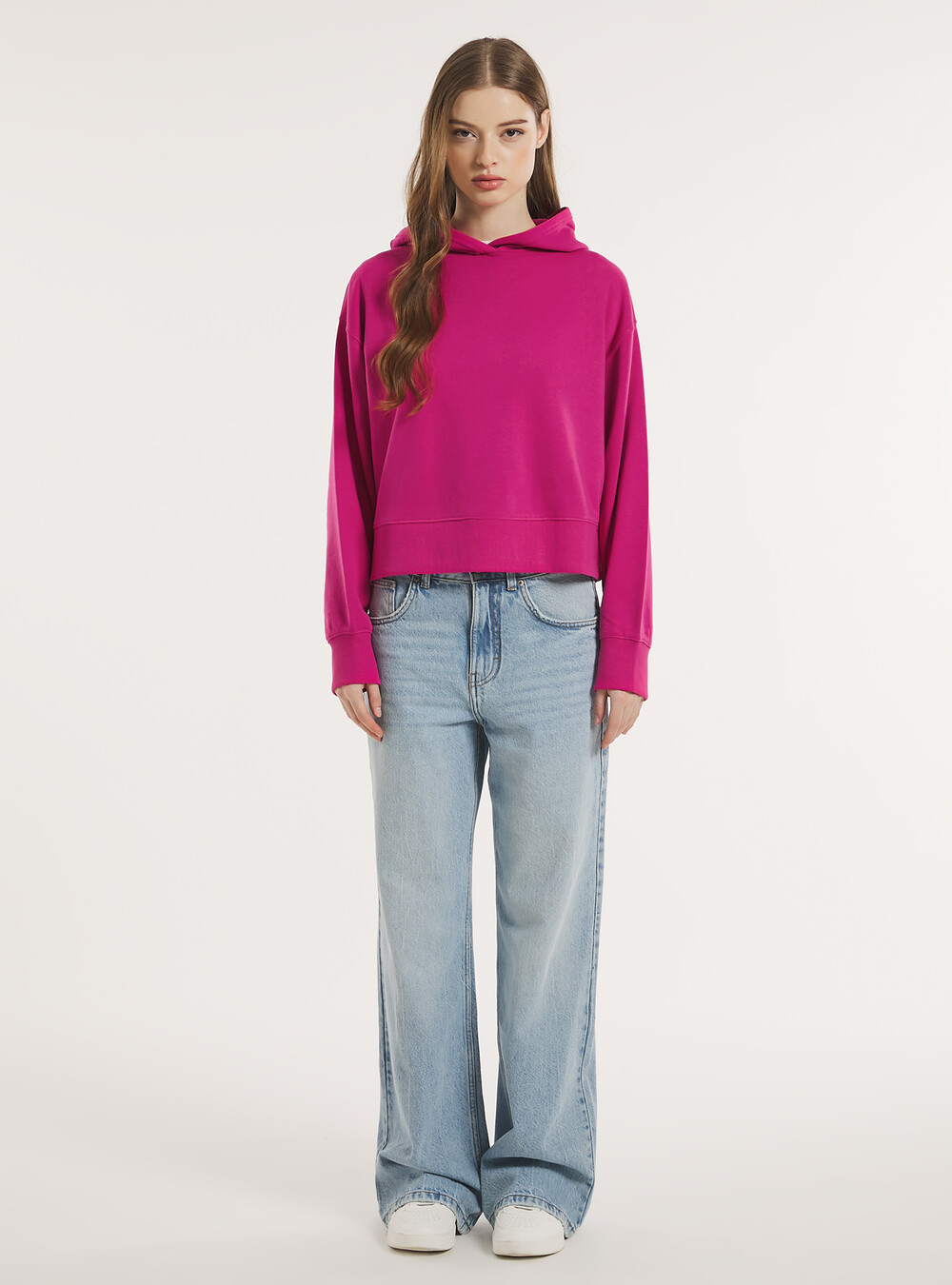 Felpa Con Cappuccio Pullover In Pile Da Donna Unik - Italia - Foto 1