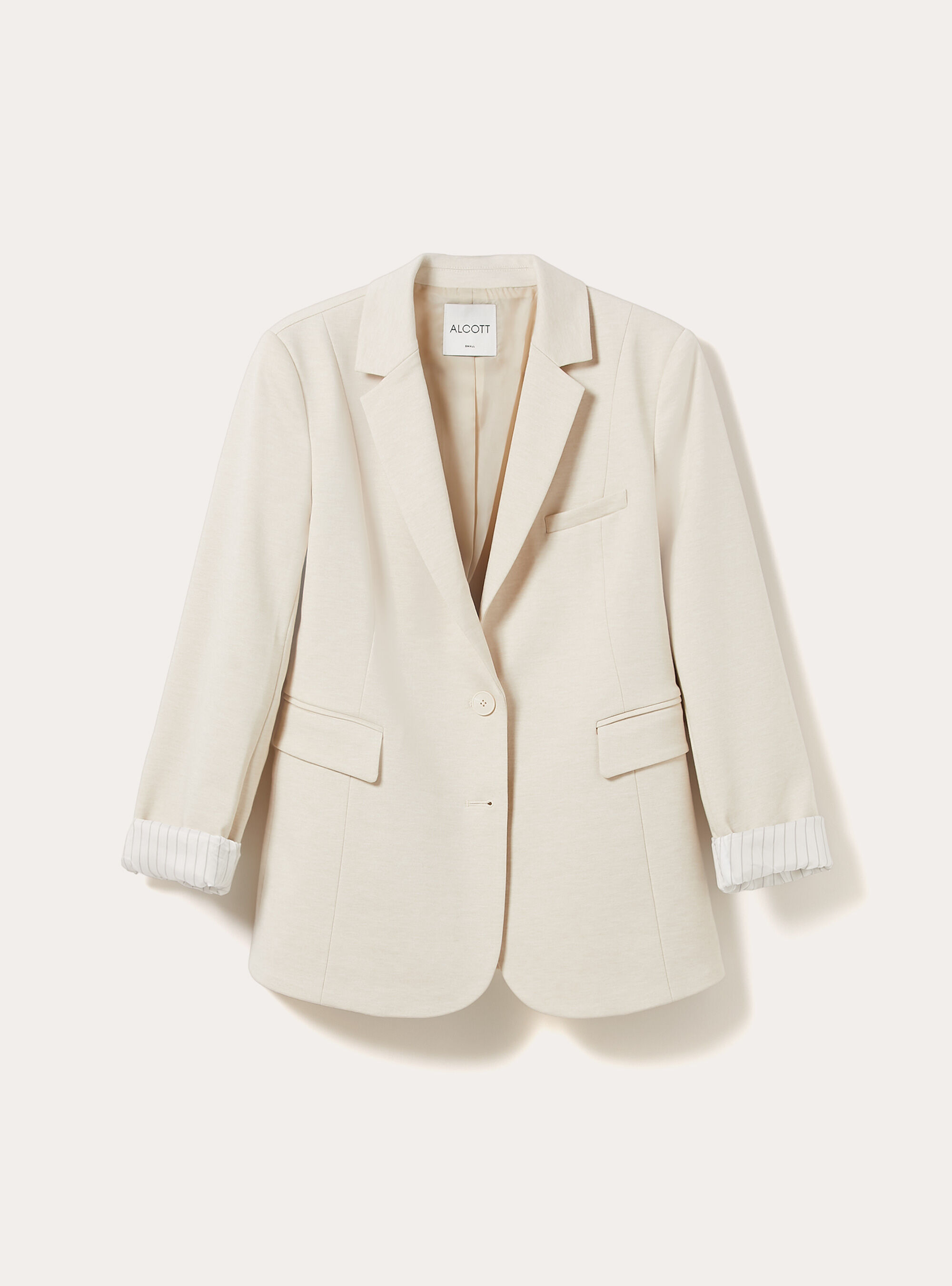 Jersey-Blazer, CR2 CREAM MEDIUM