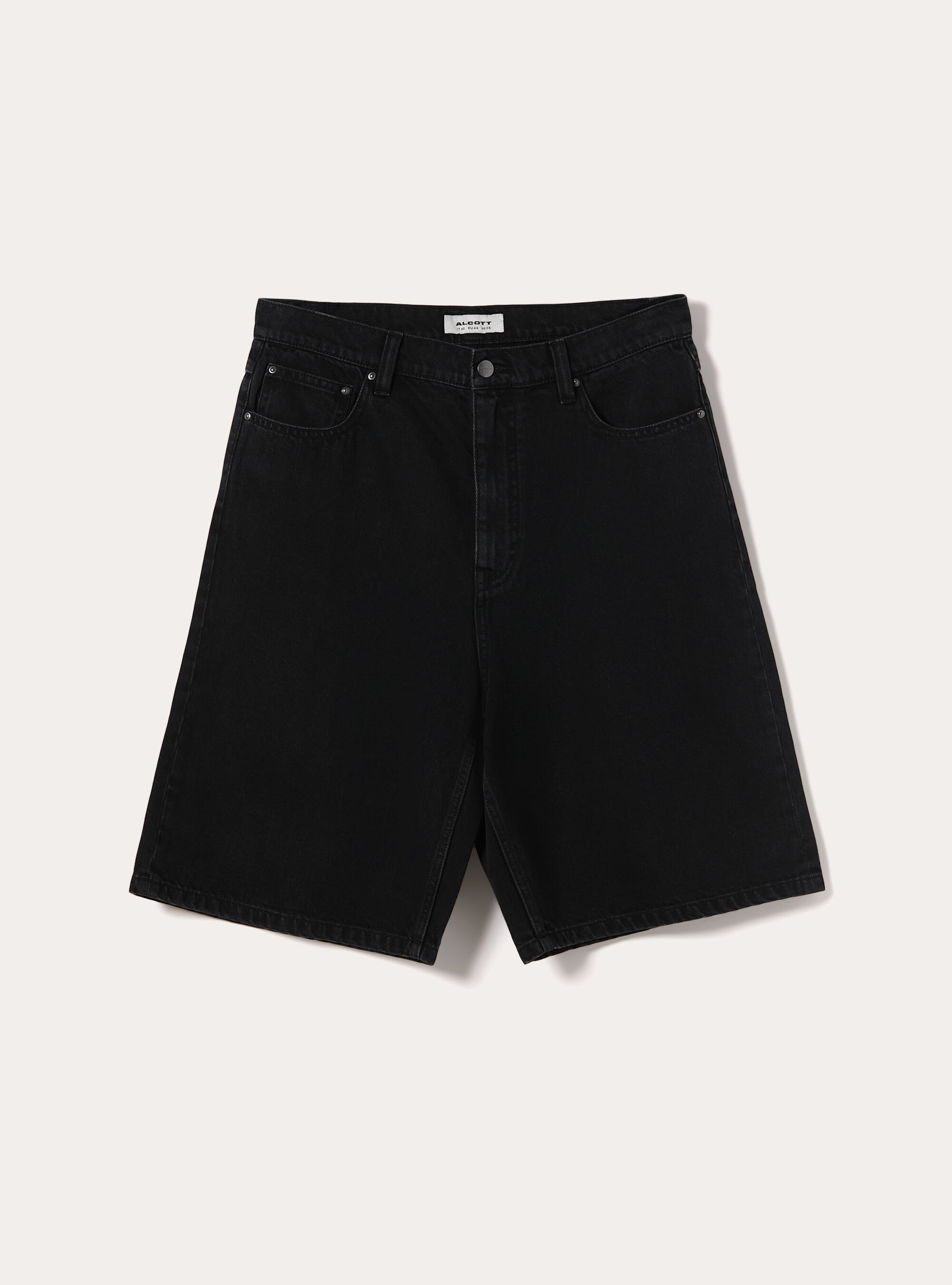 Jorts loose fit, NERO