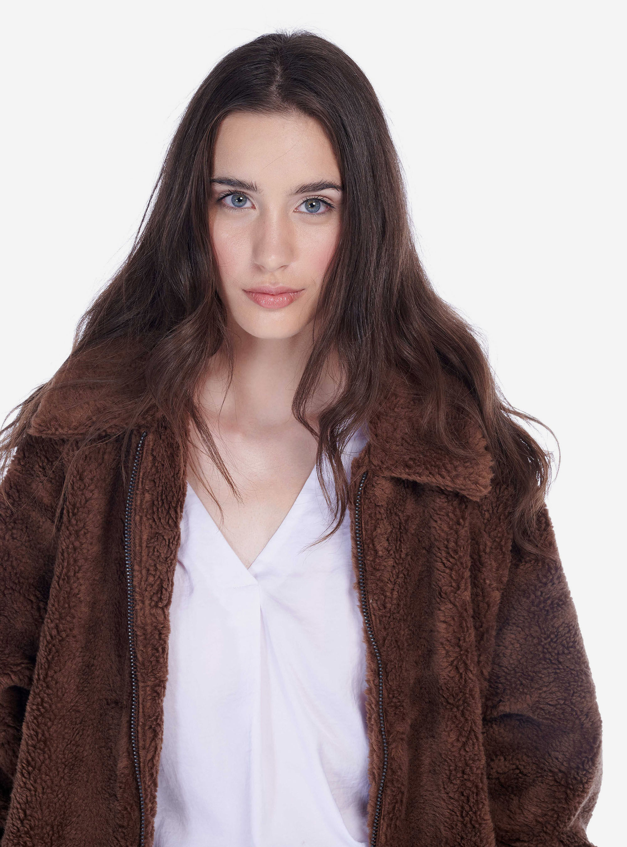 Veste effet peau de mouton deals