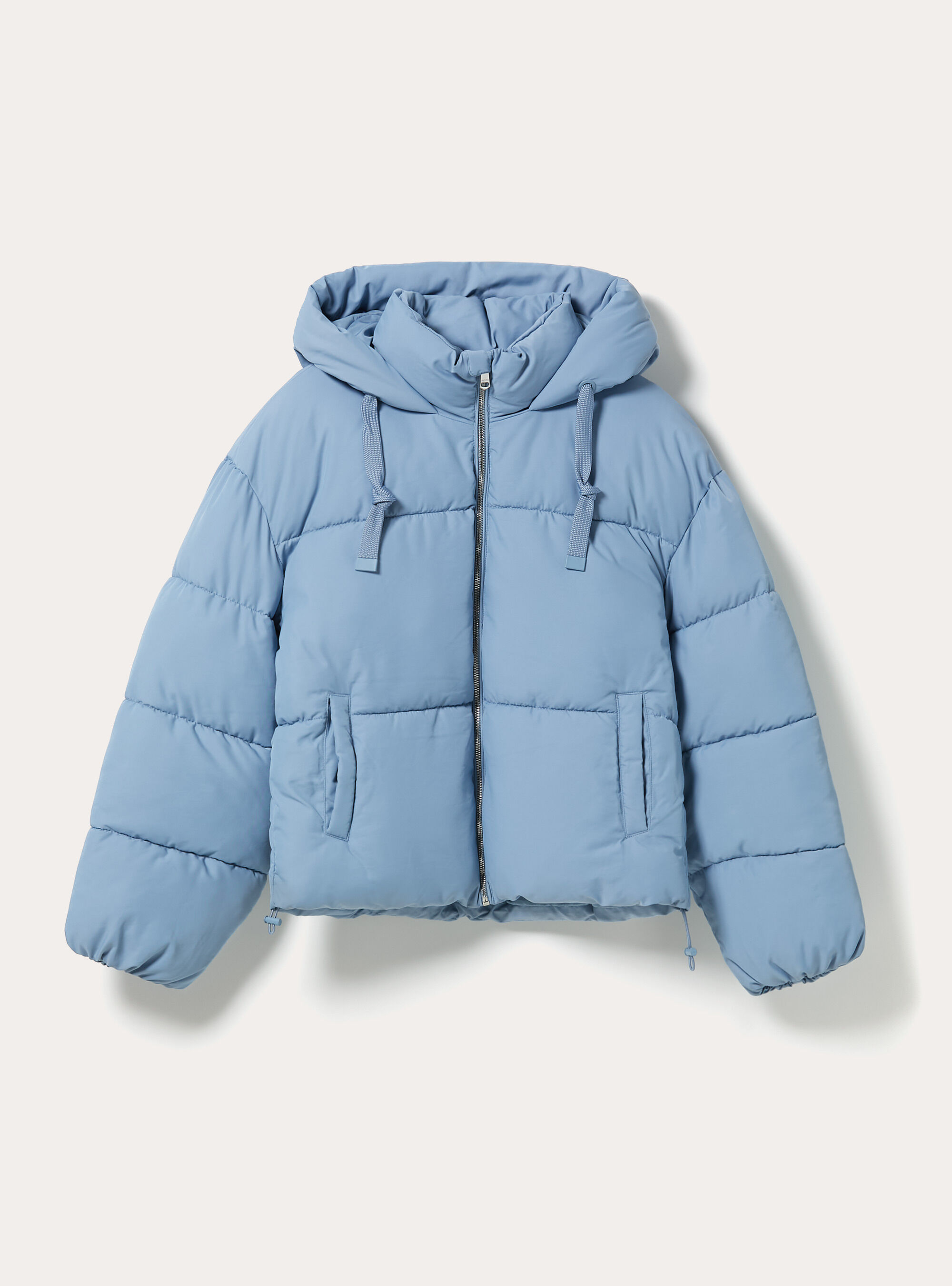 Wattierte Jacke mit Kapuze, AZ2 AZURE MEDIUM