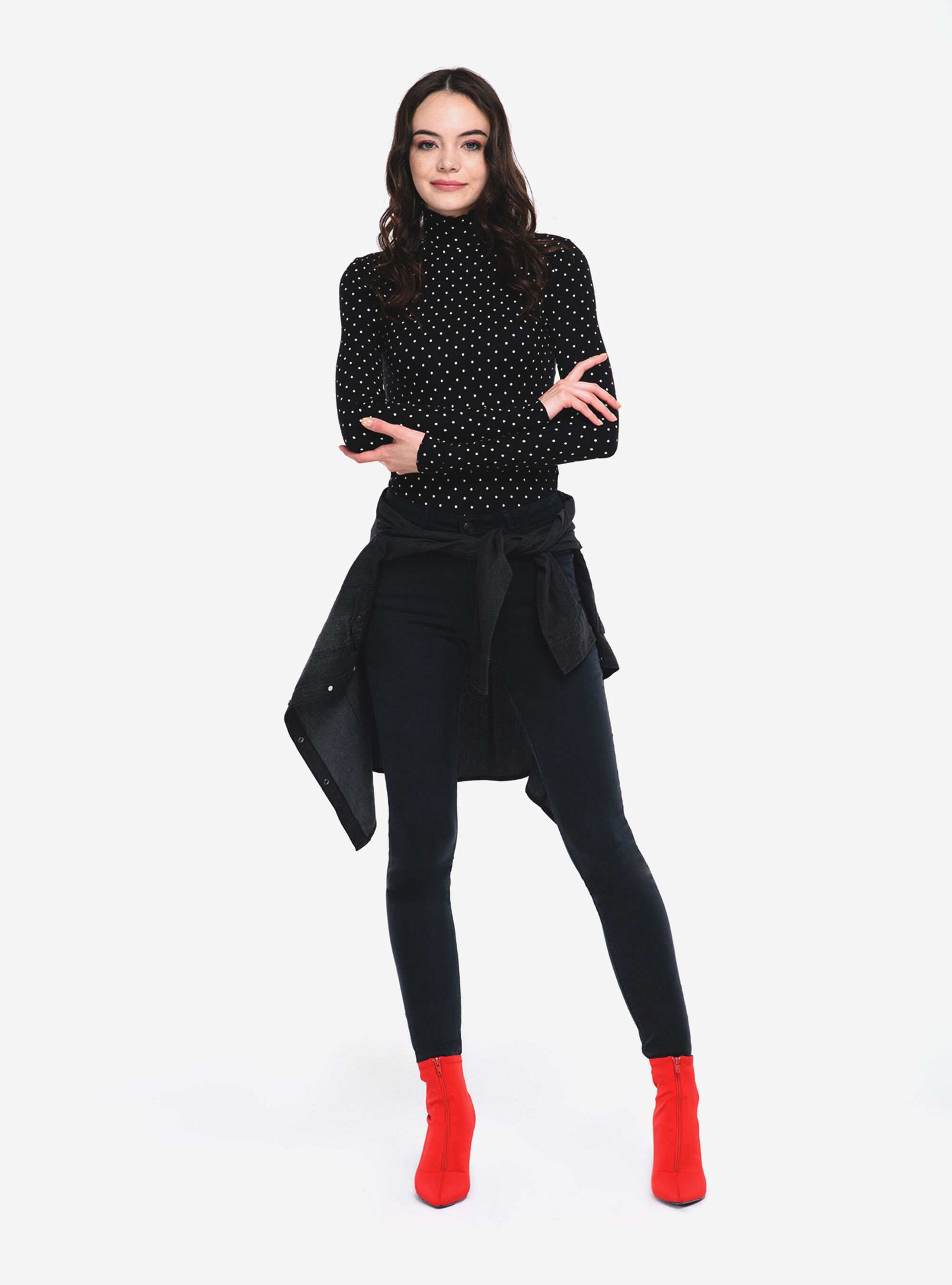 BODY WITH LONG SLEEVES, BLACK