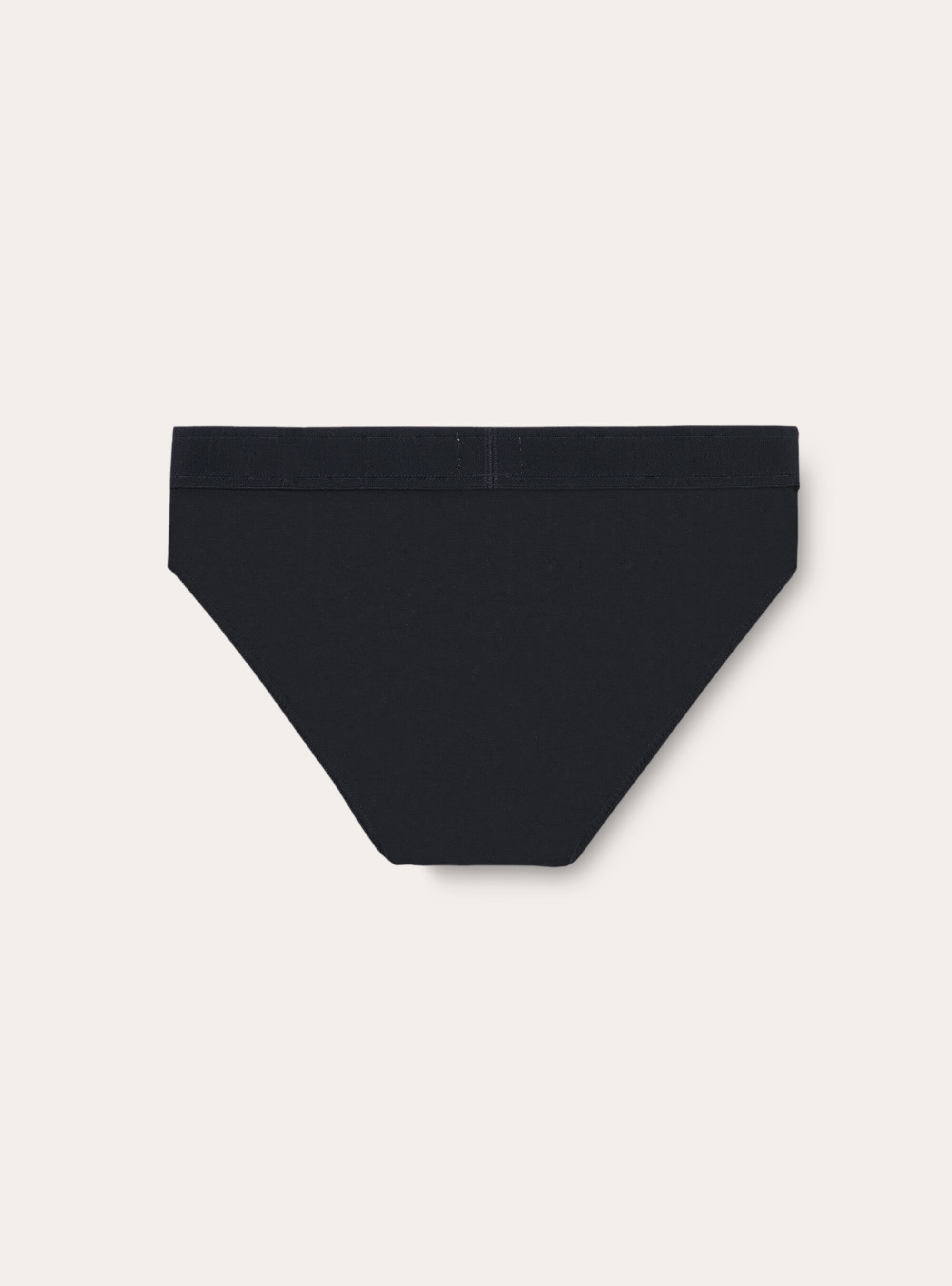 Briefs with jacquard logo elastic waistband